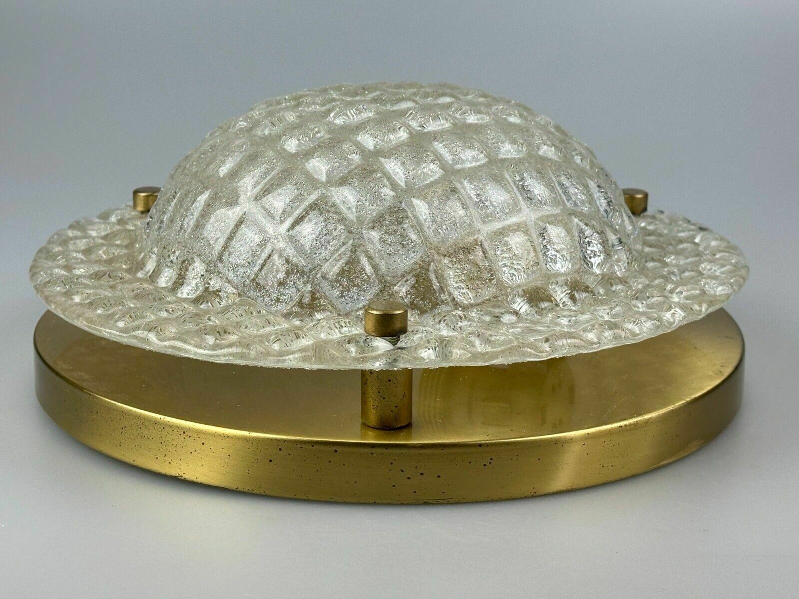 60s 70s Plafoniere Ceiling Lamp By Fischer Leuchten Germany Space Age photo vintage