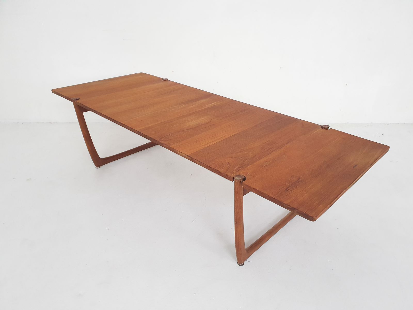 Grote Teakhouten Salontafel Van Peter Hvidt En Orla Mølgaard Nielsen, Model Fd 575, Voor France And Son, Denemarken, Ca. Jaren 1950 photo vinterior