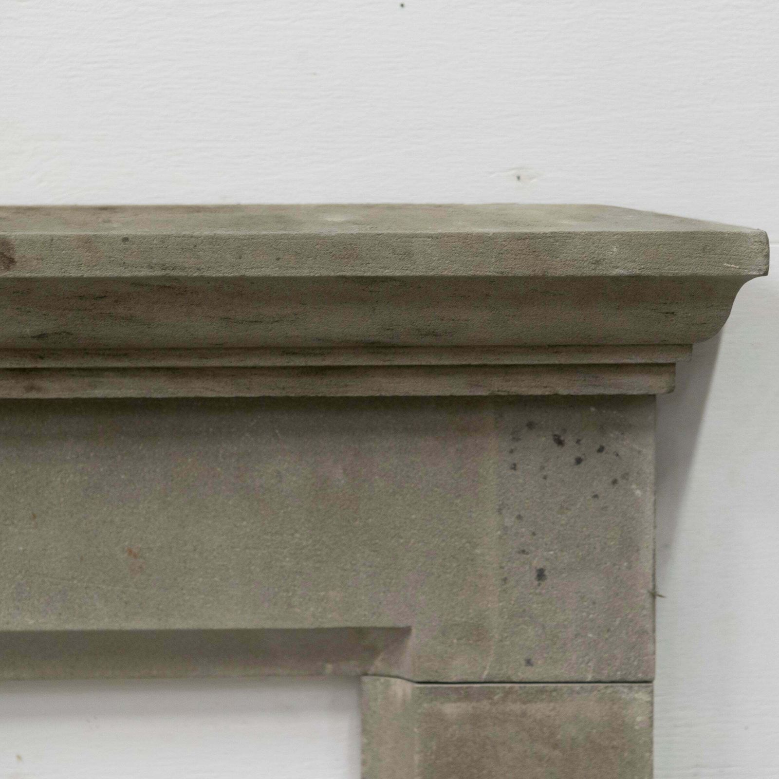 Antique Late 18th Century Stone Fireplace Surround photo vintage