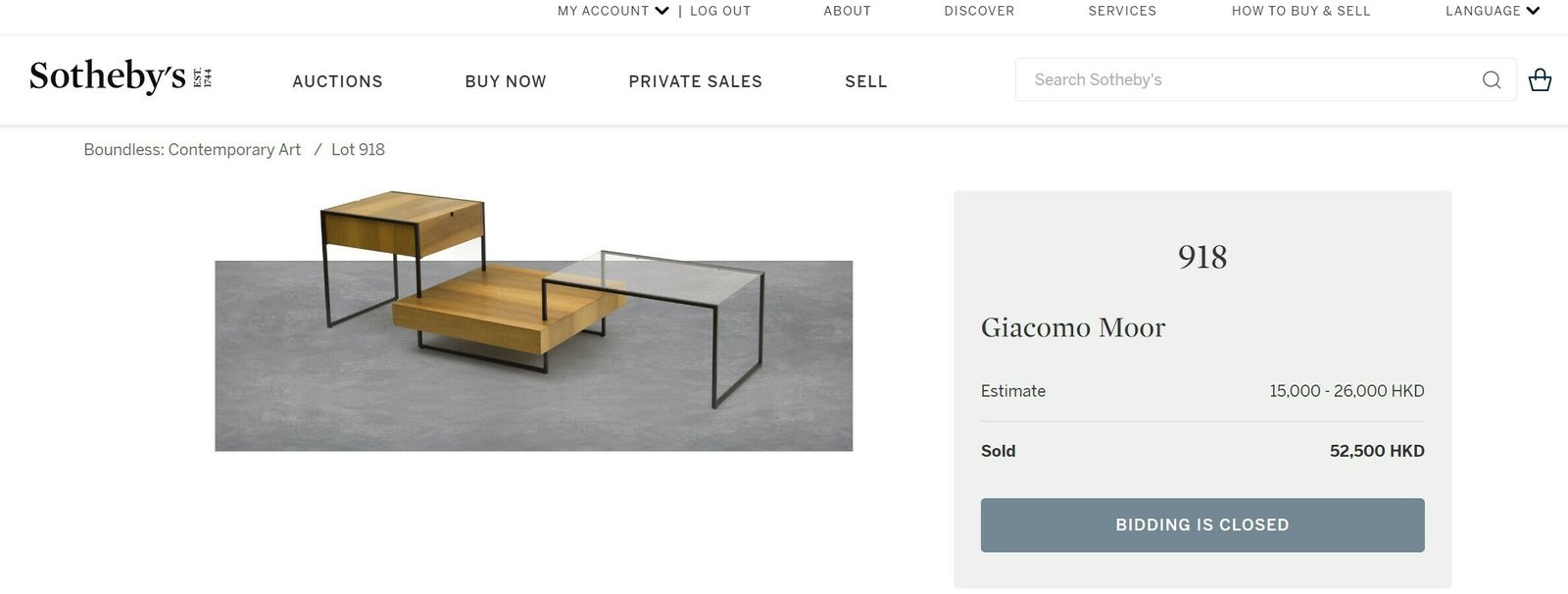 Limited Worldwide Run Of Only 25 Pieces From Giacomo Moor photo buy