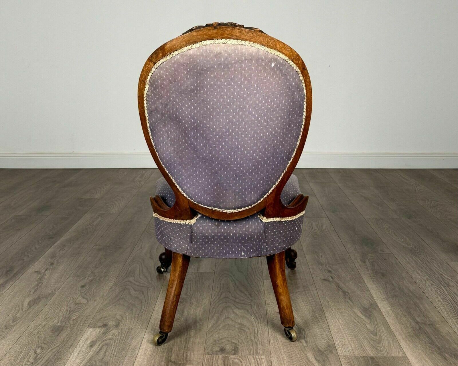 Antique 19th Century Nursing Chair / Armchair In Mahogany photo for sale
