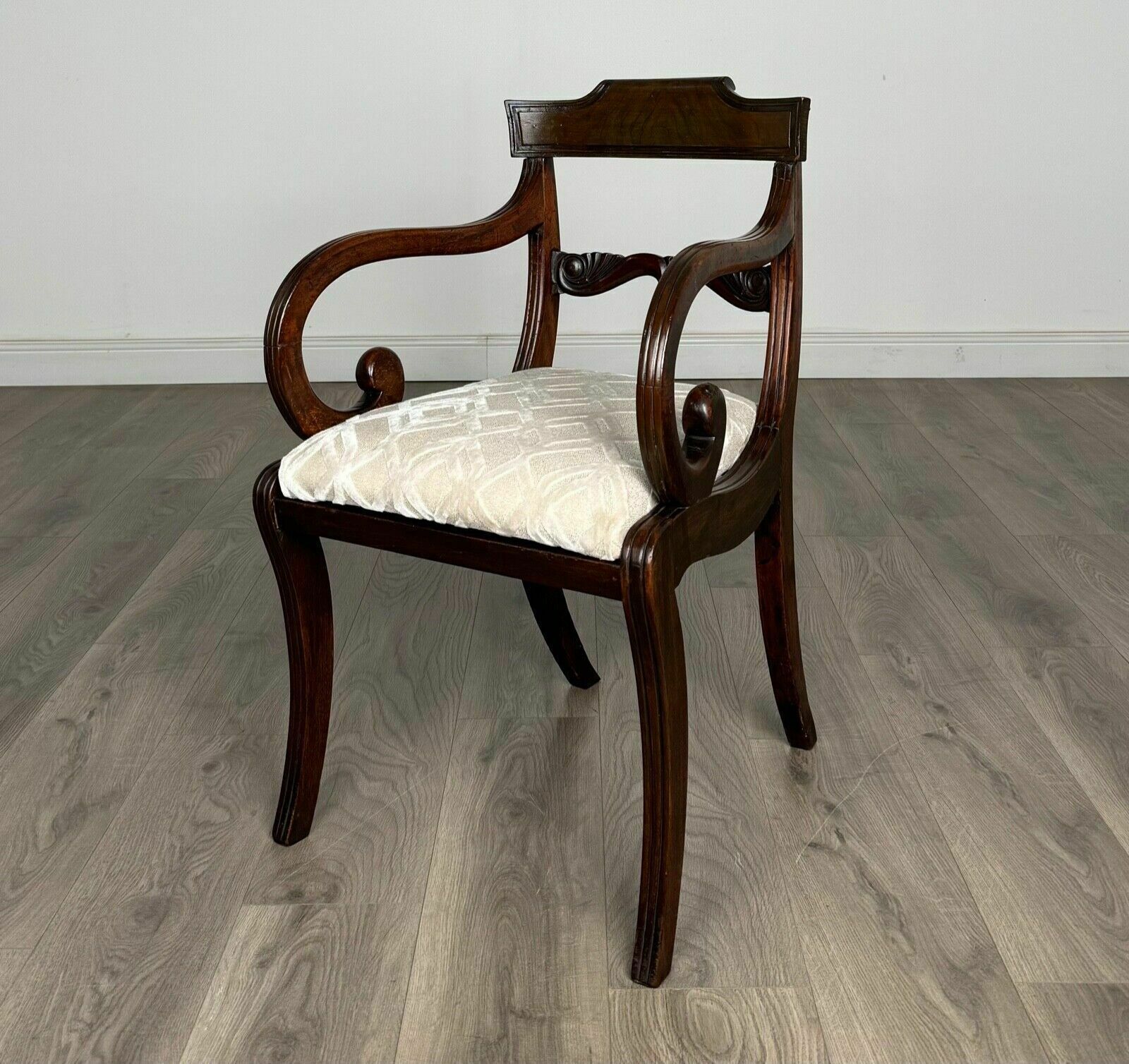 Antique Early 19th Century Set Of 8 Regency Dining Chairs photo furniture