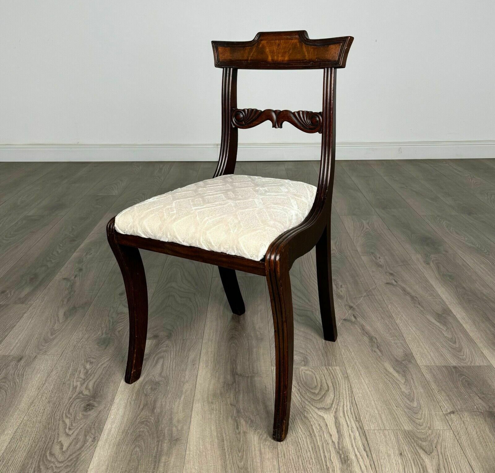 Antique Early 19th Century Set Of 8 Regency Dining Chairs photo for sale