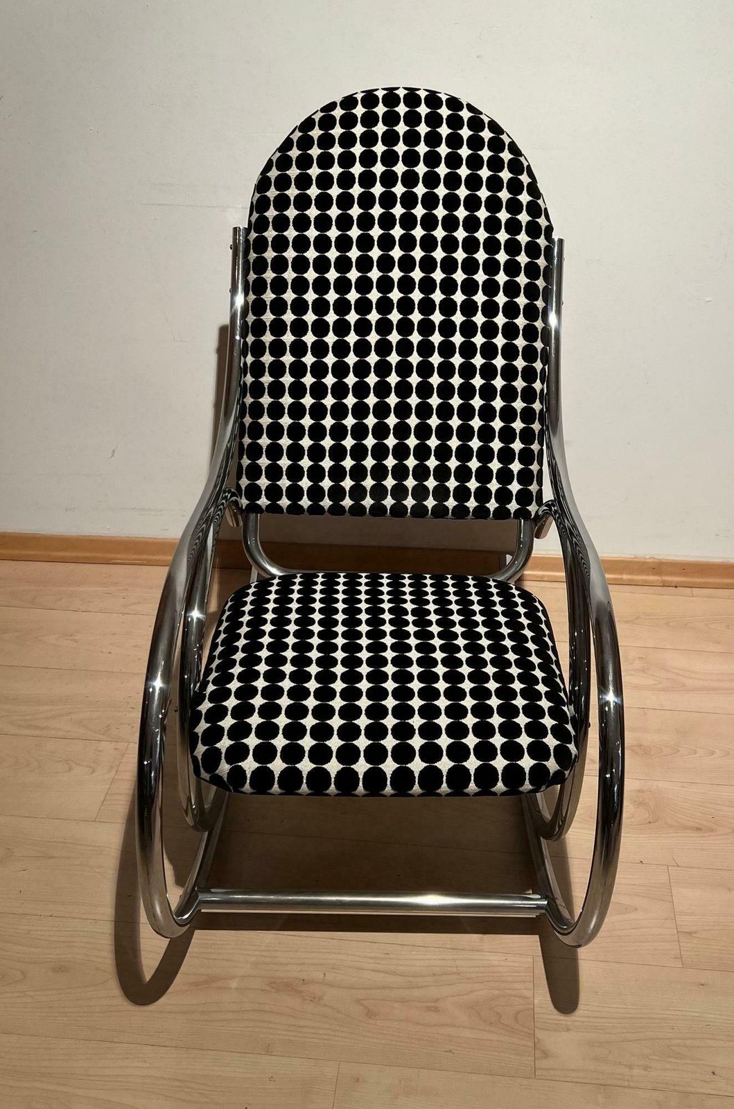 Bauhaus Rocking Chair, Chromed Steeltubes, Germany, Circa 1930 photo buy