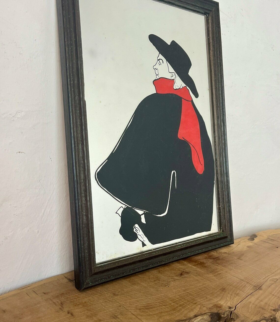 photo furniture Aristide Bruant In His Cabaret By Henri De Toulouse Lautrec, Wall Art Mirror, French Paris Artist, Art Nouveau Picture, Art Work