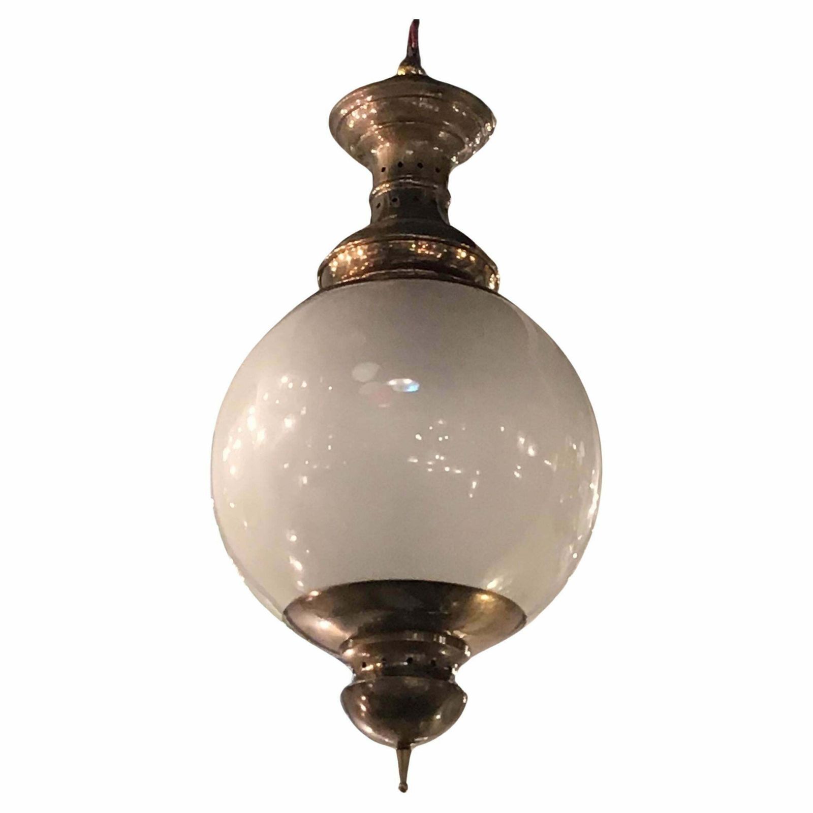 Luigi Caccia Dominioni “Azucena “ Chandelier Glass Brass 1955 Italy