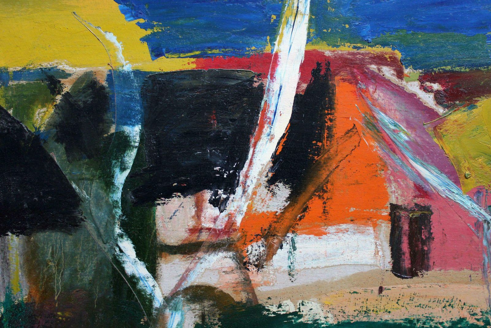 Aleksandr Rodin Village. Oil On Cardboard photo 740.0