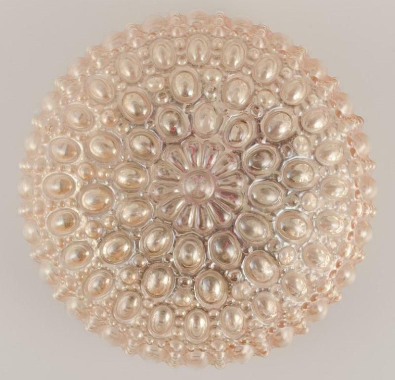 Helena Tynell (1918 2016) For Limburg. Finnish Glass Artist. Modernist Wall Lamp photo for sale