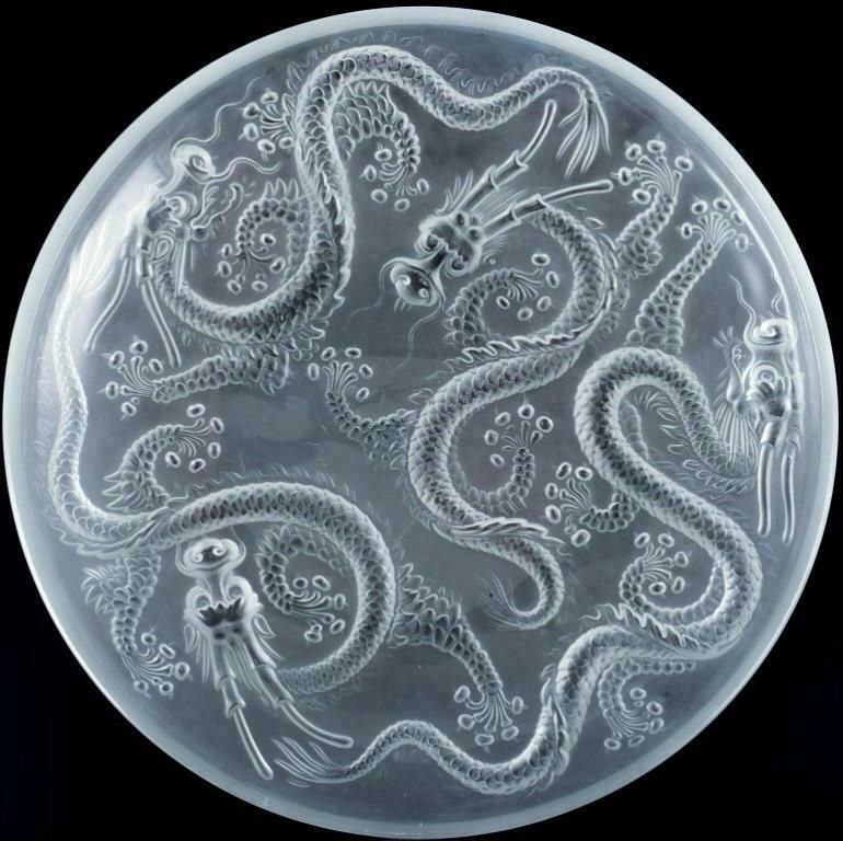 Josef Inwald. Colossal Art Deco Art Glass Bowl In Barolac Glass. photo for sale