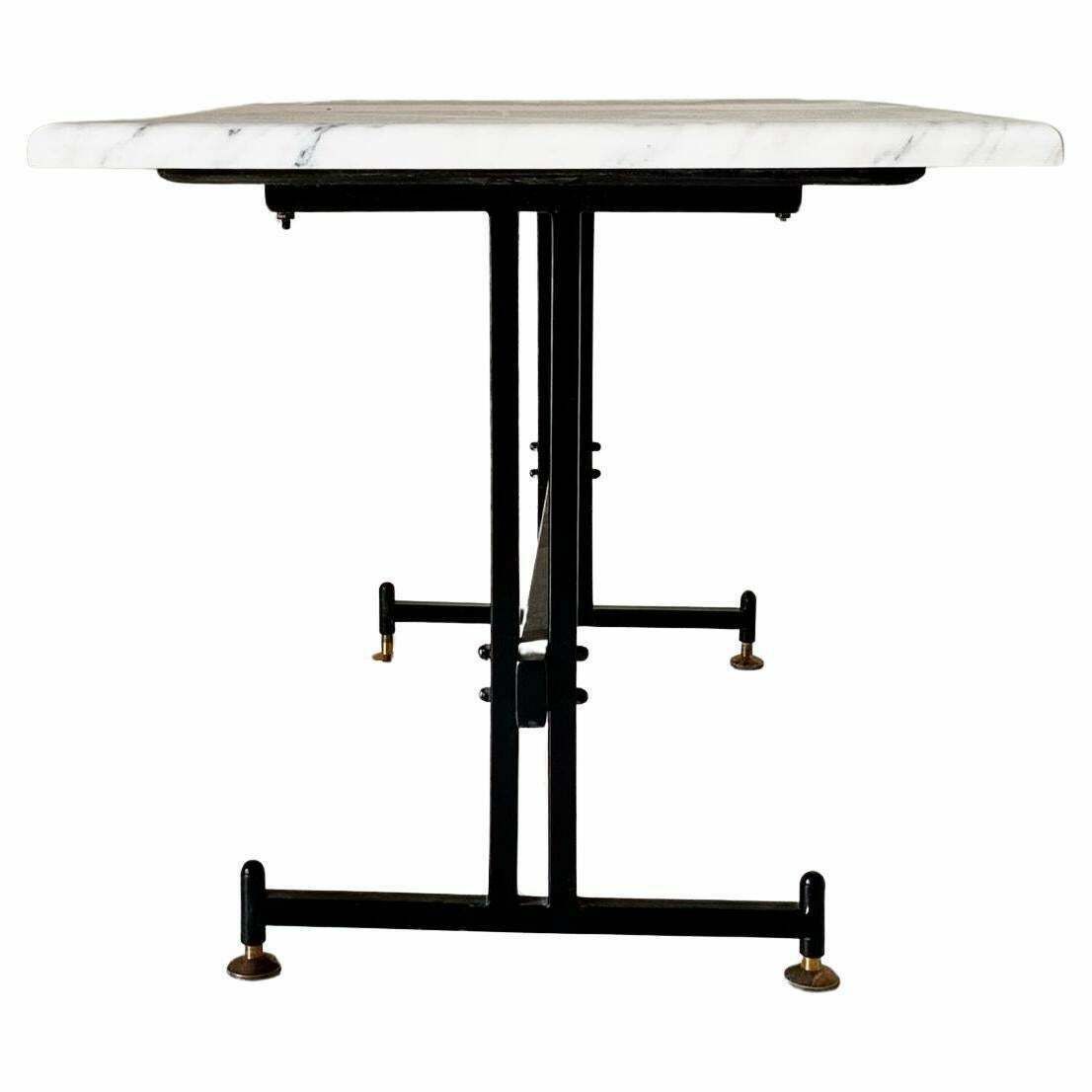Vintage Carrara Marble Coffee Table, Italy 1960 photo for sale