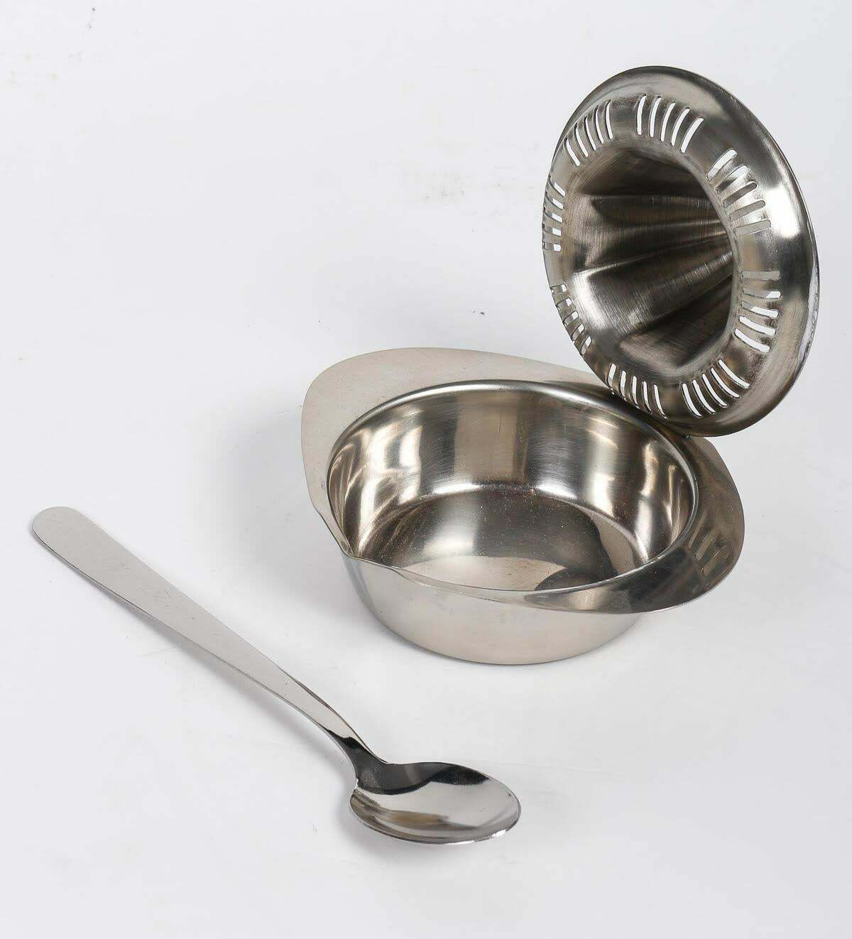 1960's Stainless Steel Lemon Squeezer, Letang & Remy, Paris. photo for sale