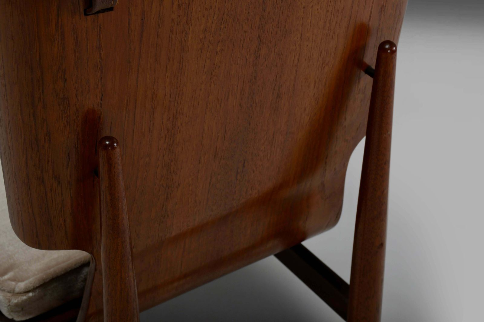 photo furniture Pair Of Mohair And Plywood Chairs By Barovero Turino, Italy 1960s