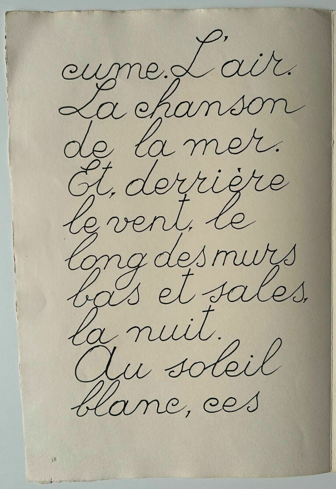 Braque Reverdy   The Freedom Of The Seas 1959 Lithograph Maeght Poetry Typography photo furniture