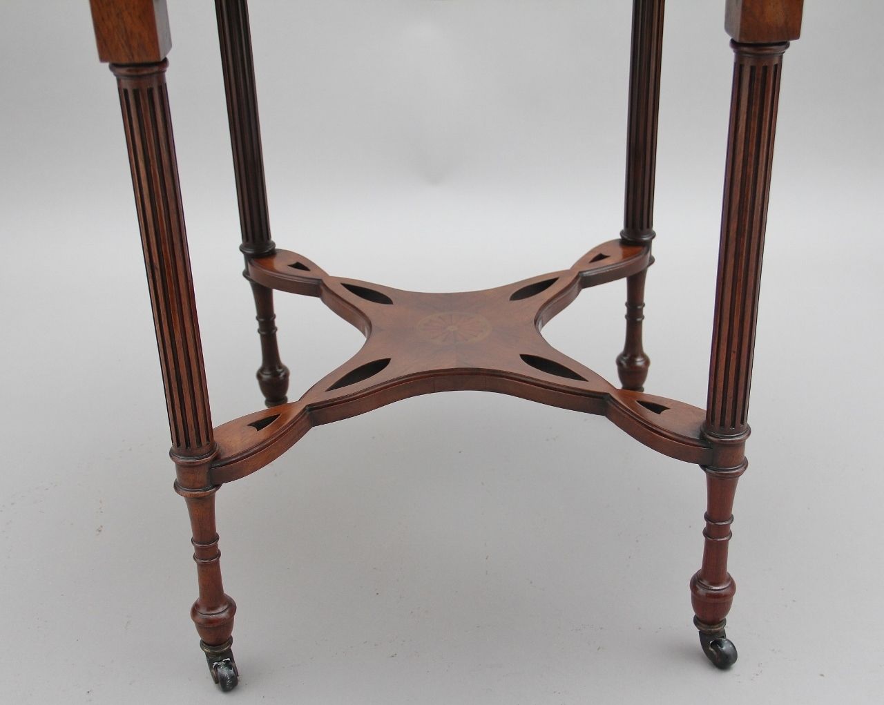 19th Century Rosewood And Marquetry Centre Table photo vintage