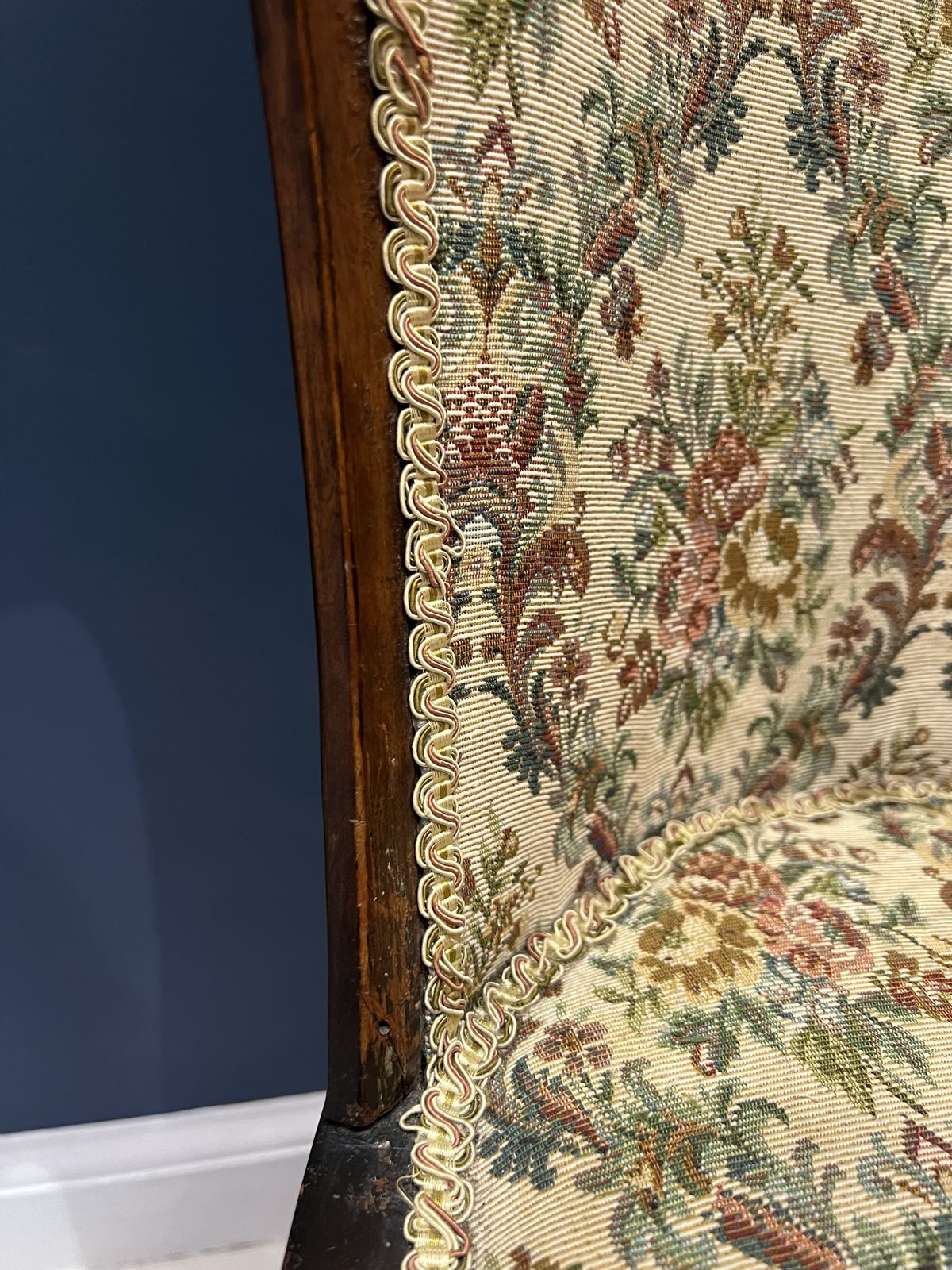 19th Century Arts And Crafts Curved Wingback Chair photo furniture