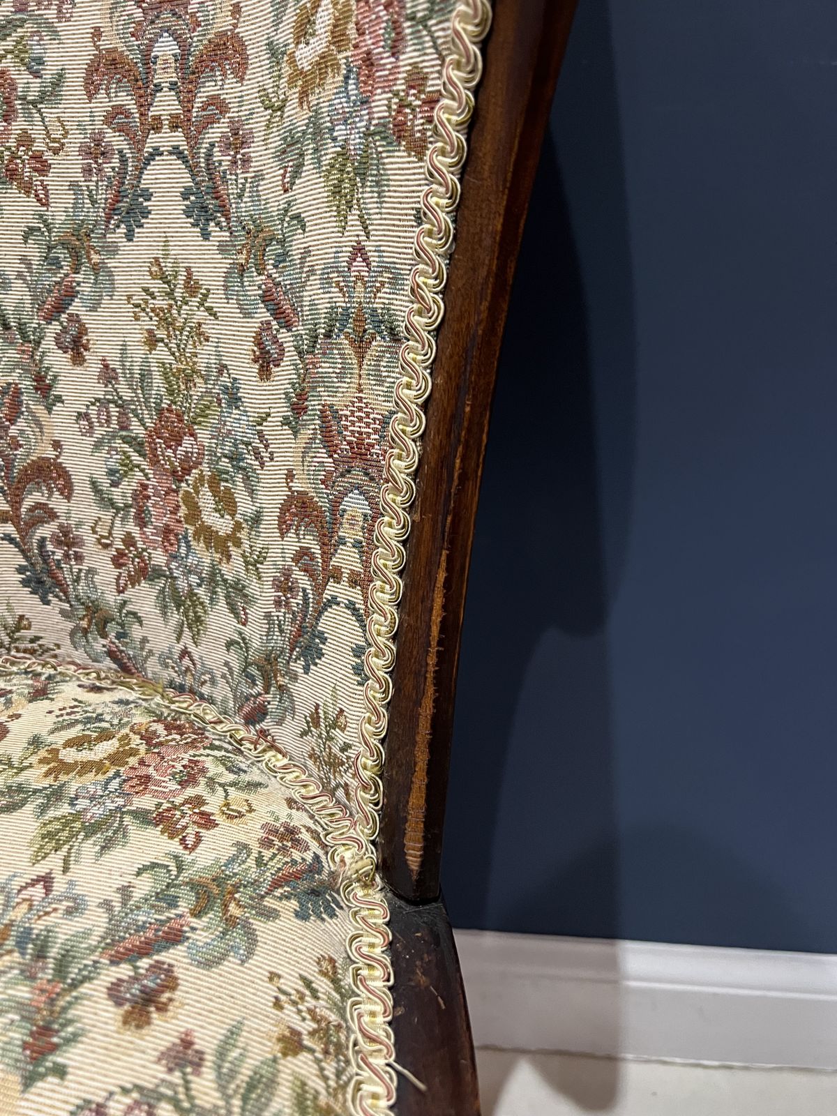 19th Century Arts And Crafts Curved Wingback Chair photo Furniture