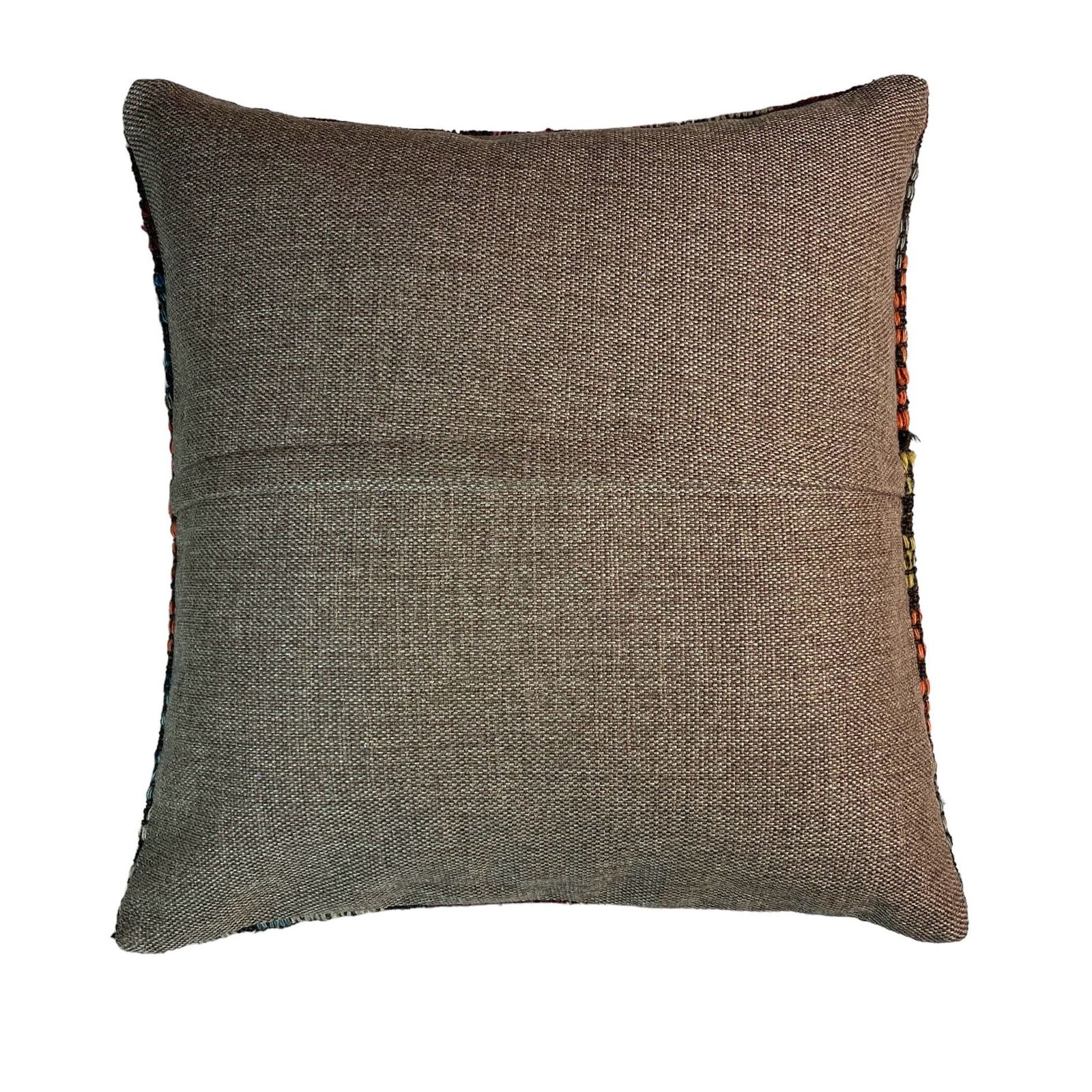 Ethnic Kilim Pillow, 18x18 Pillow Cover, Bohemian Kilim Pillow, Handwoven Kilim Pillow, Sofa Throw Pillow, Meditation Kilim Cover photo for sale