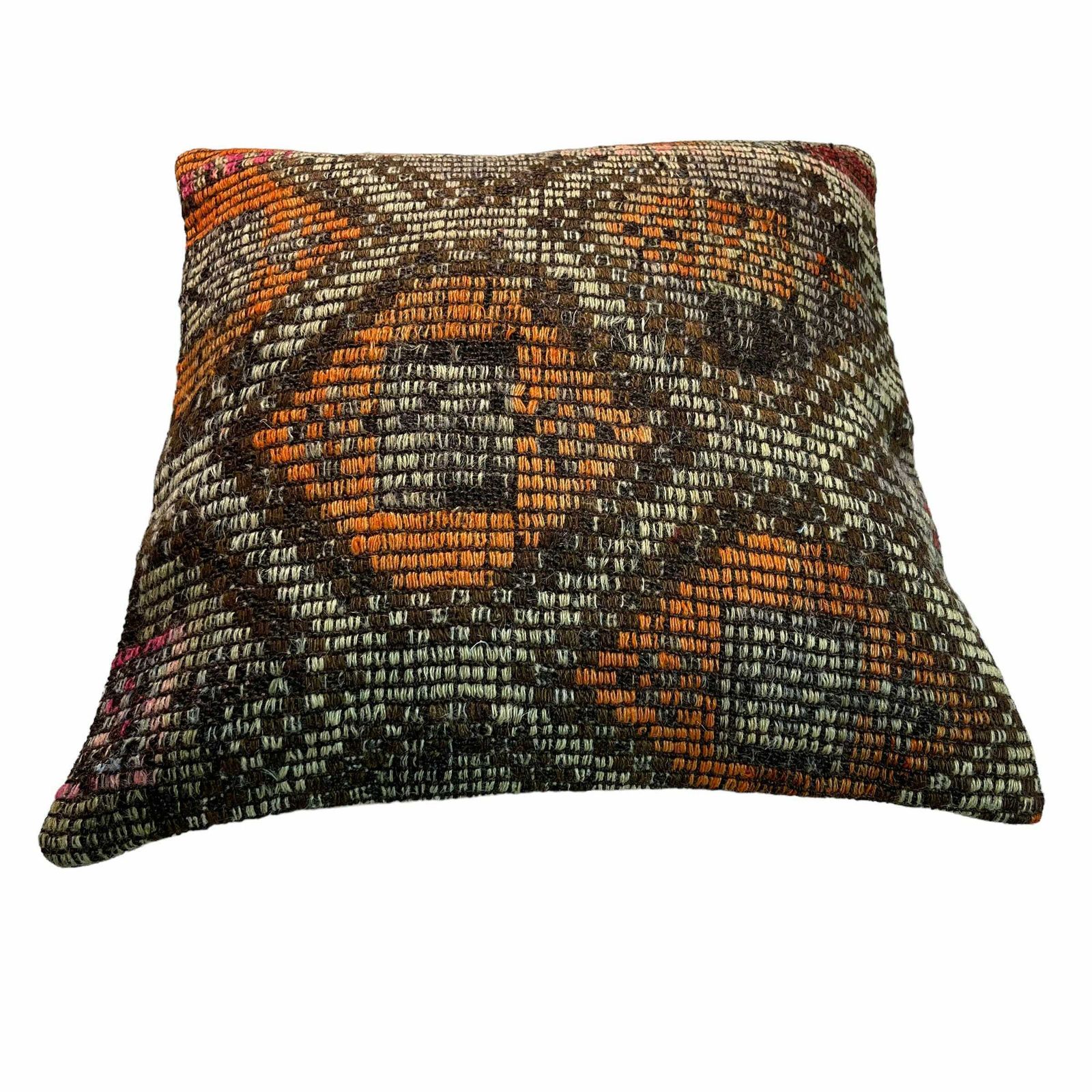 photo for sale Ethnic Kilim Pillow, 18x18 Pillow Cover, Bohemian Kilim Pillow, Handwoven Kilim Pillow, Sofa Throw Pillow, Meditation Kilim Cover