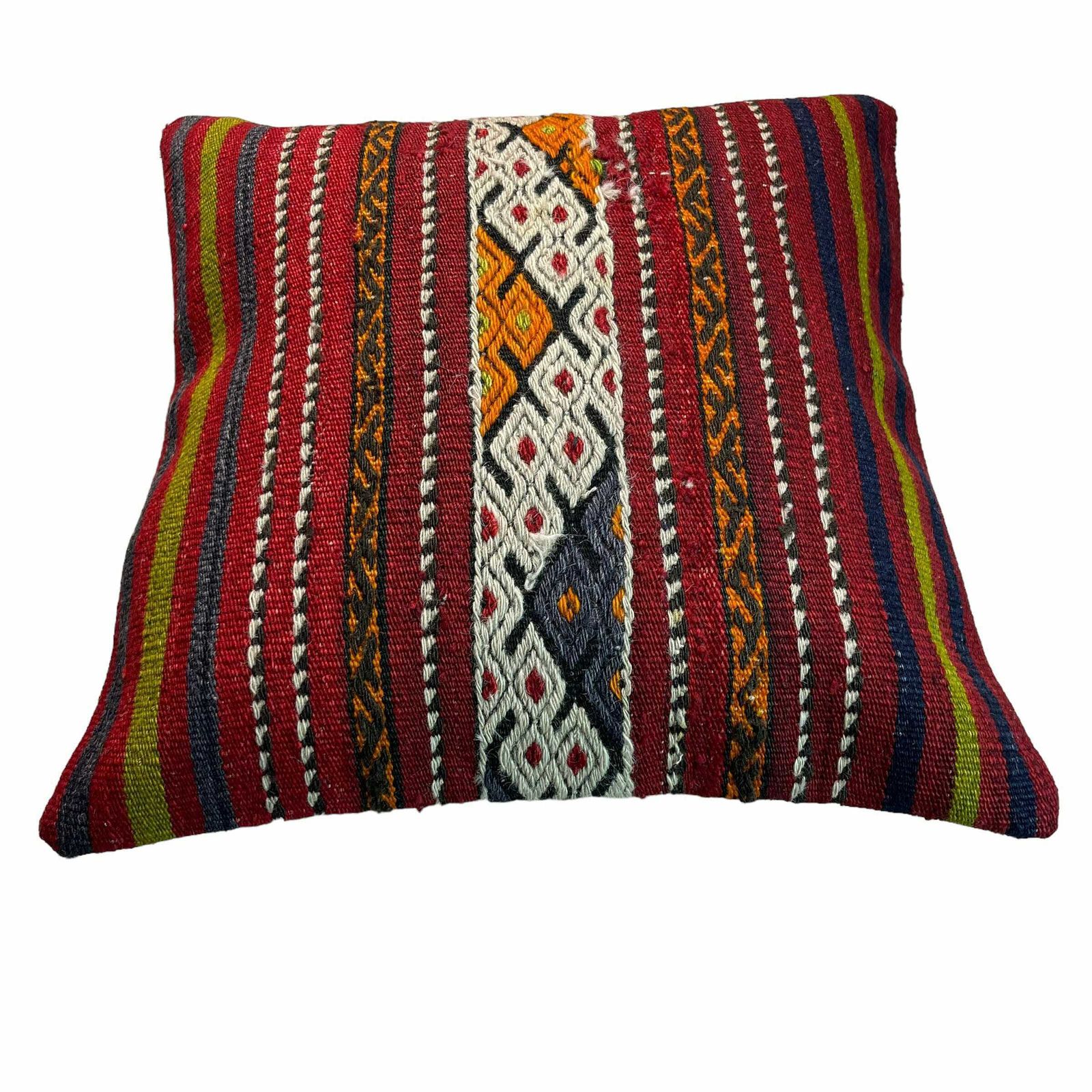 photo for sale Ethnic Kilim Pillow, 18x18 Pillow Cover, Bohemian Kilim Pillow, Handwoven Kilim Pillow, Sofa Throw Pillow, Meditation Kilim Cover