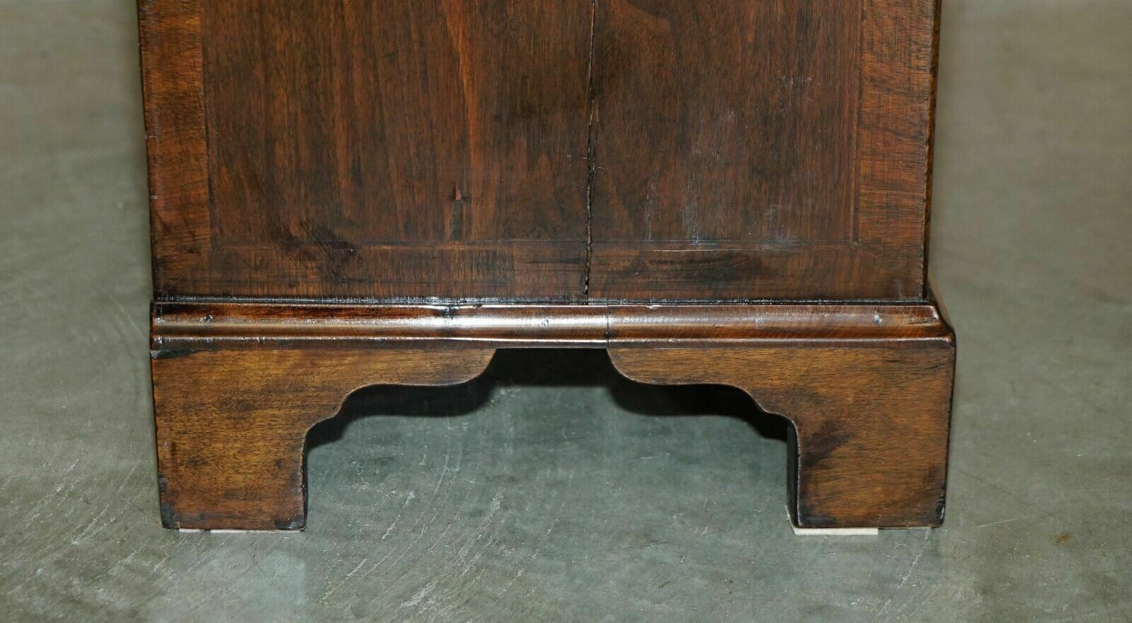 photo buy Exquisite Antique Circa 1760 Burr Walnut George III Bank / Chest Of Drawers