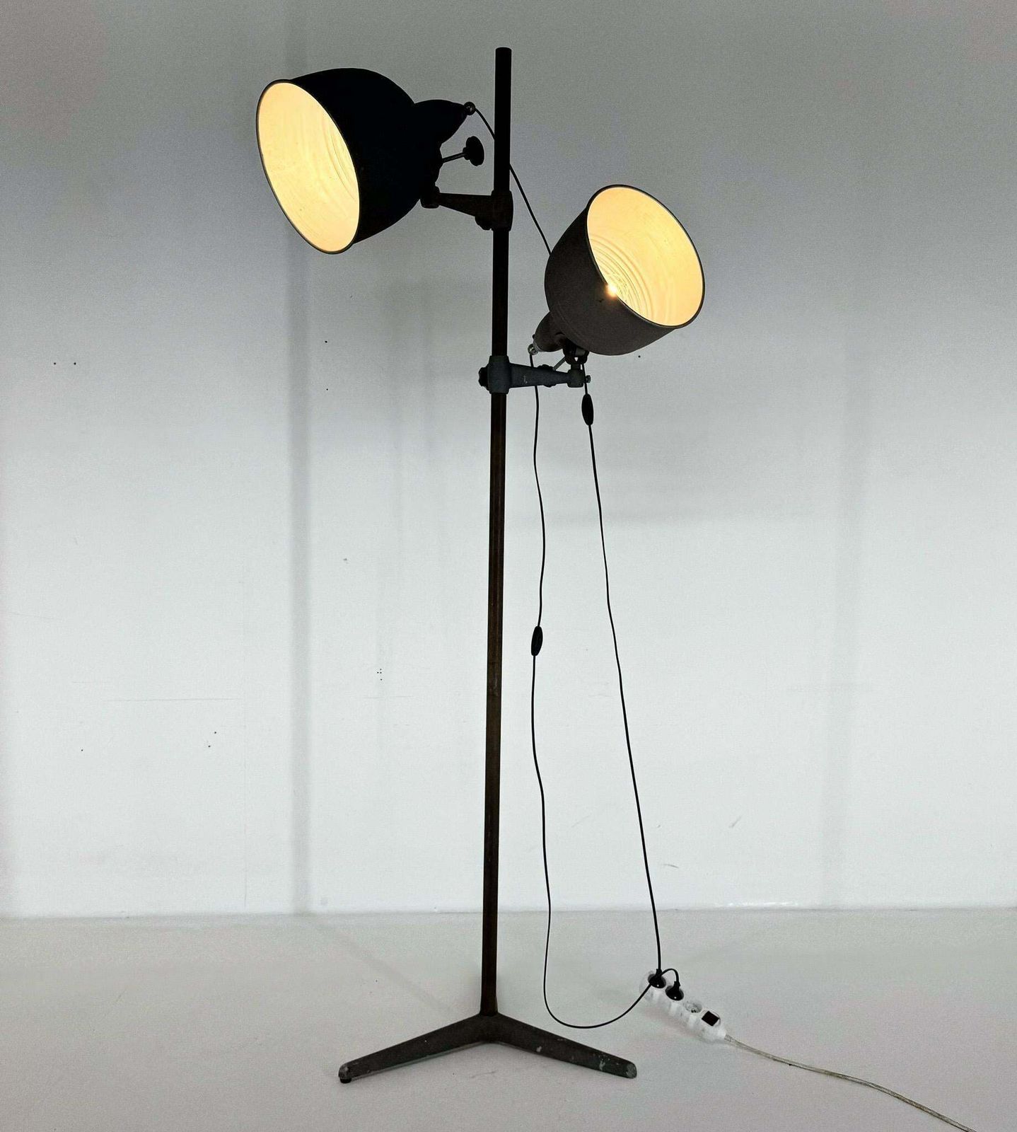 Mid Century Italian Photo Film Studio Floor Spot Light Lamp photo furniture