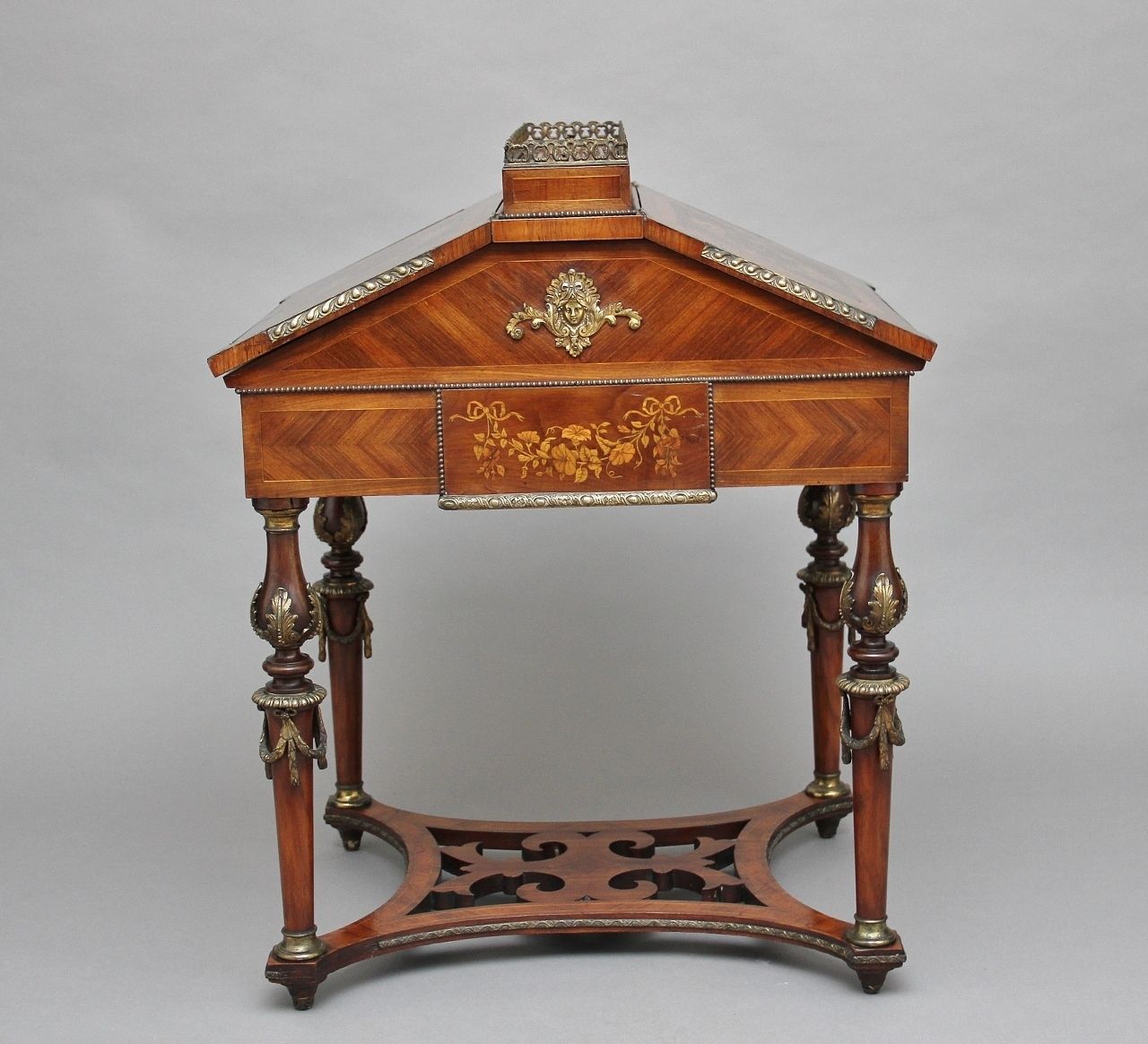 19th Century Kingwood And Ormolu Mounted Partners Desk photo for sale