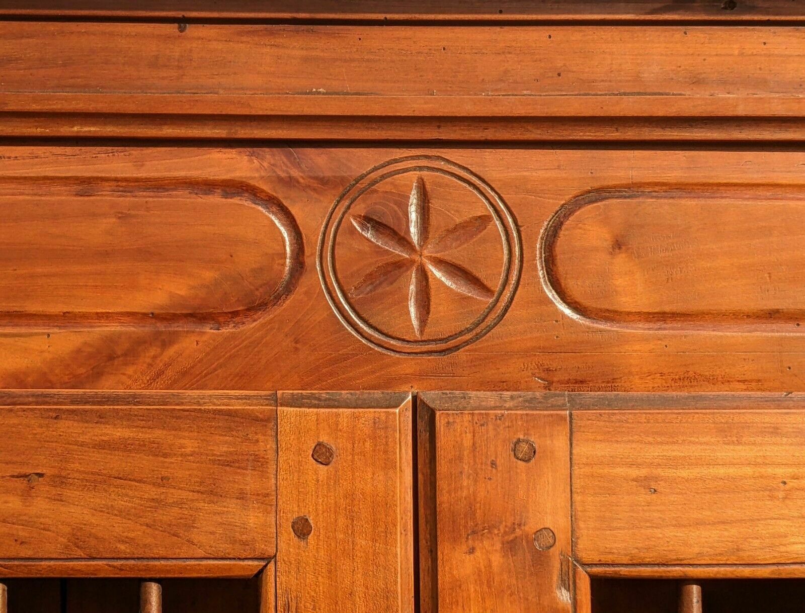 Antique French Pantry Cabinet Fruitwood Provence photo Furniture