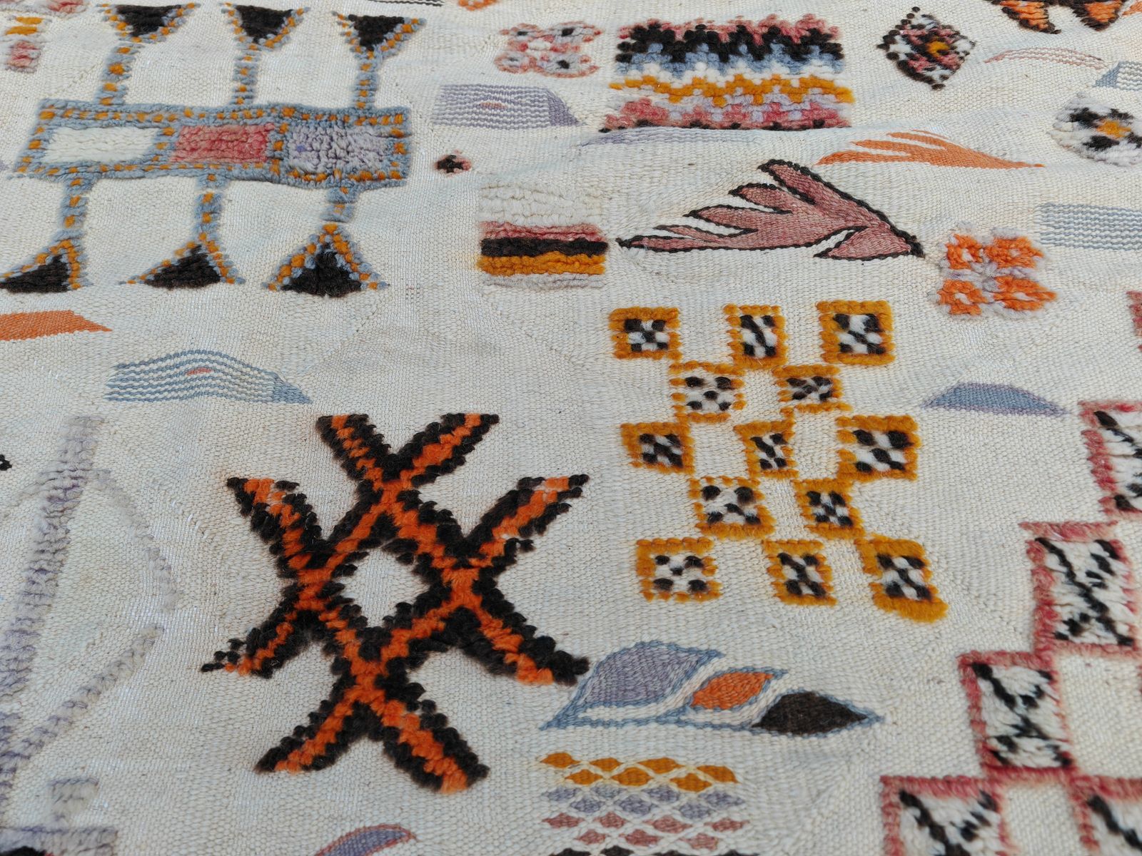 No Custom Fee. Shipped From Uk/ Handmade Large Colourful Moroccan Berber Rug. Camel Wool Carpet 8.5×4.9 Ft 265x150cm photo 950.0