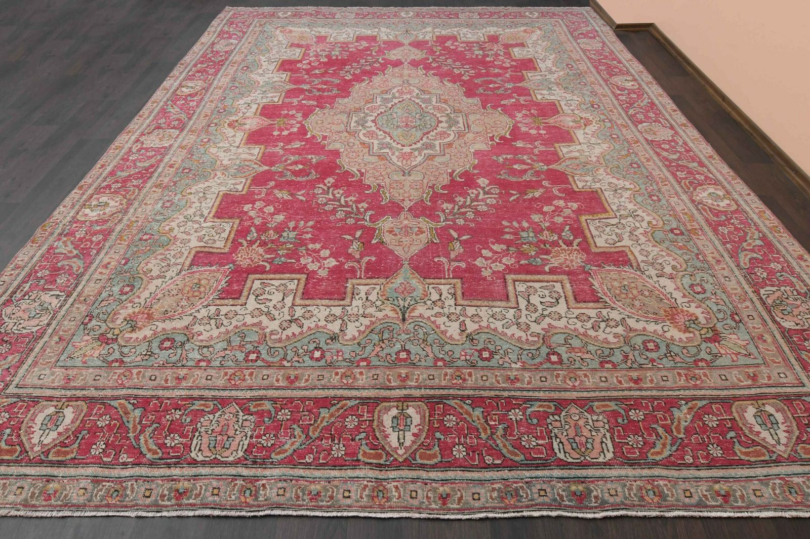 Turkish Rug, Anatolian Rug, Oversized Rug, Area Rug, One Of A Kind, Large Rug, Heriz Rug, Living Room Rug, Area Rug photo Textiles