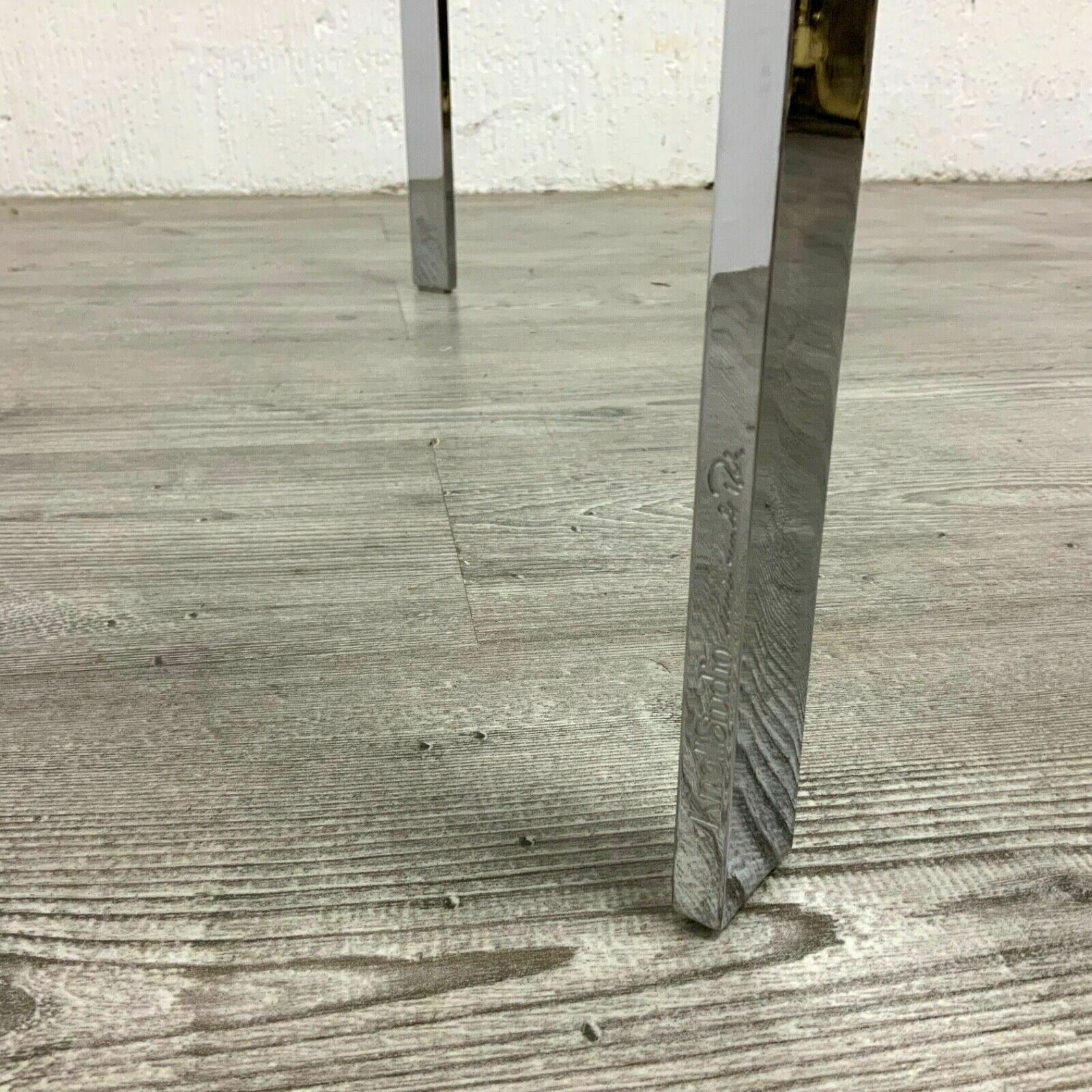 Original Ludwig Mies Van Der Rohe Barcelona Glass Coffee Table By Knoll International Studios photo vinterior