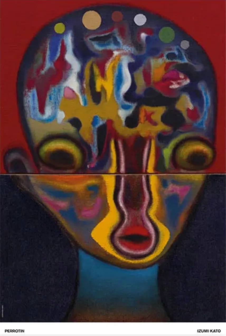 Izumi Kato   Japan Art Poster Poster 2020 Red Man Red Man 60x40 Cm