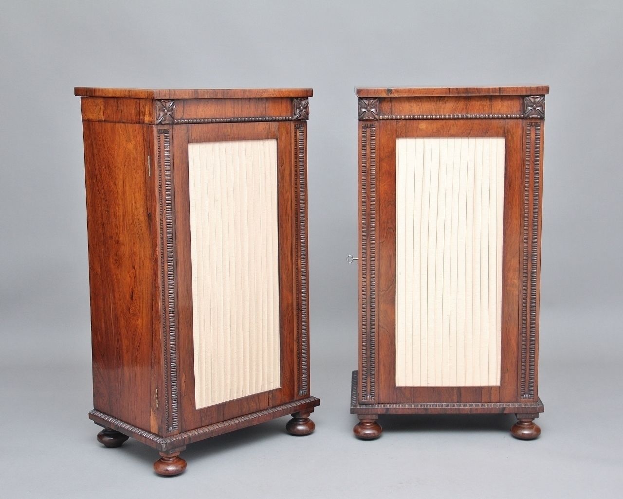 2650.0 Pair Of Early 19th Century Rosewood Pedestal Cabinets photo