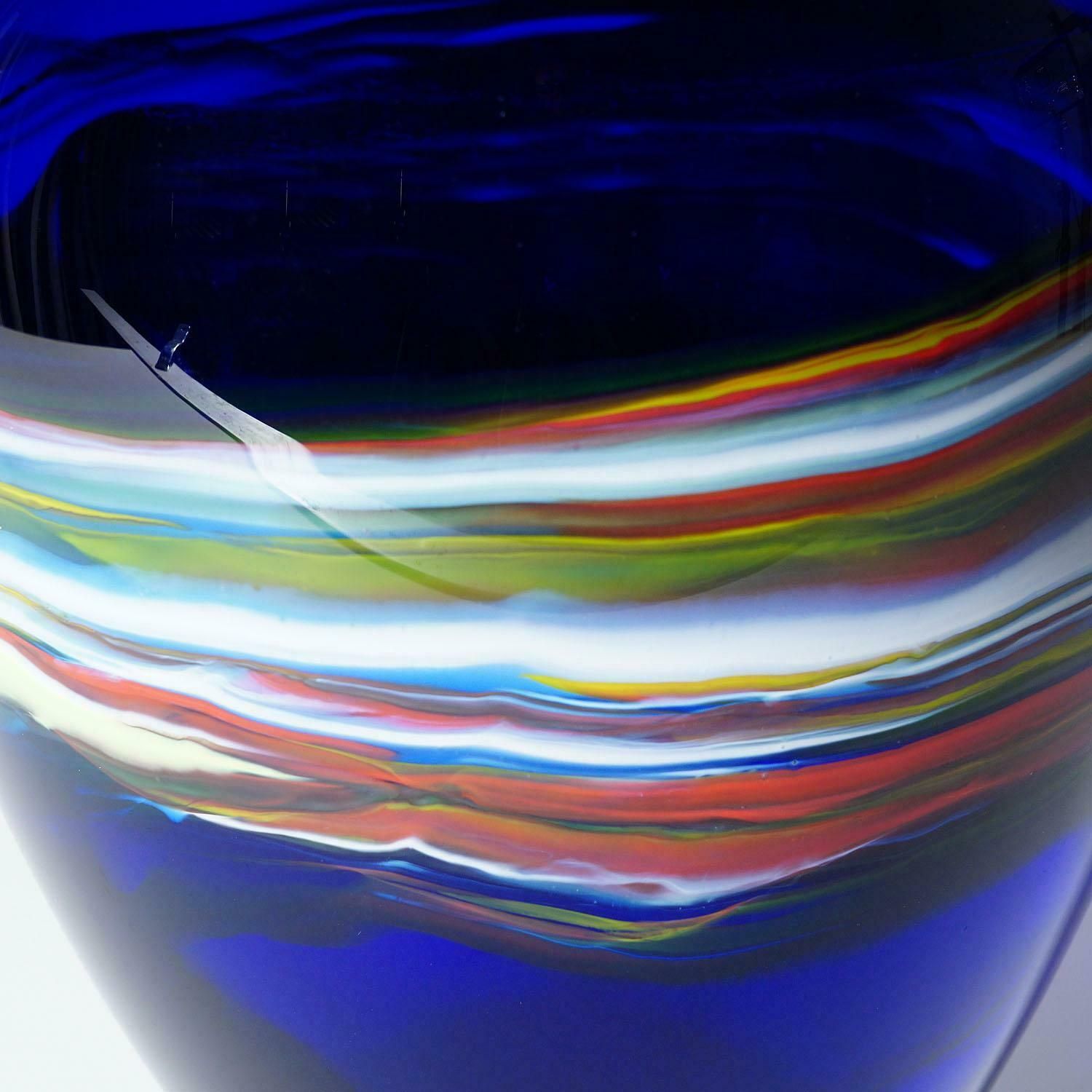 Art Glass Vase By Gianni Versage For Vetreria Archimede Seguso Ca. 1990s photo furniture