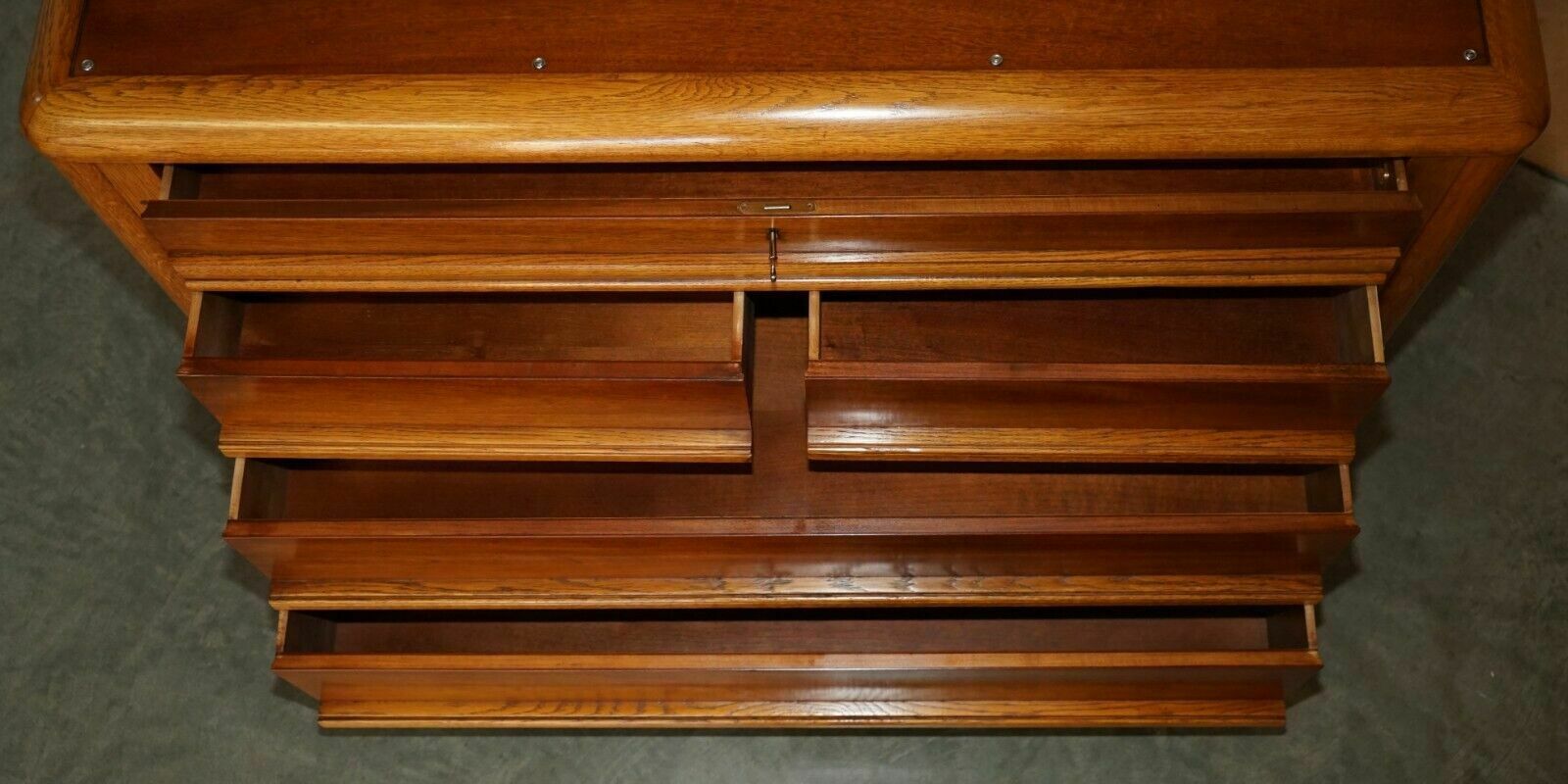 photo buy Super Elegant Ralph Lauren American Mahogany & Oak Chest Of Drawers Sideboard