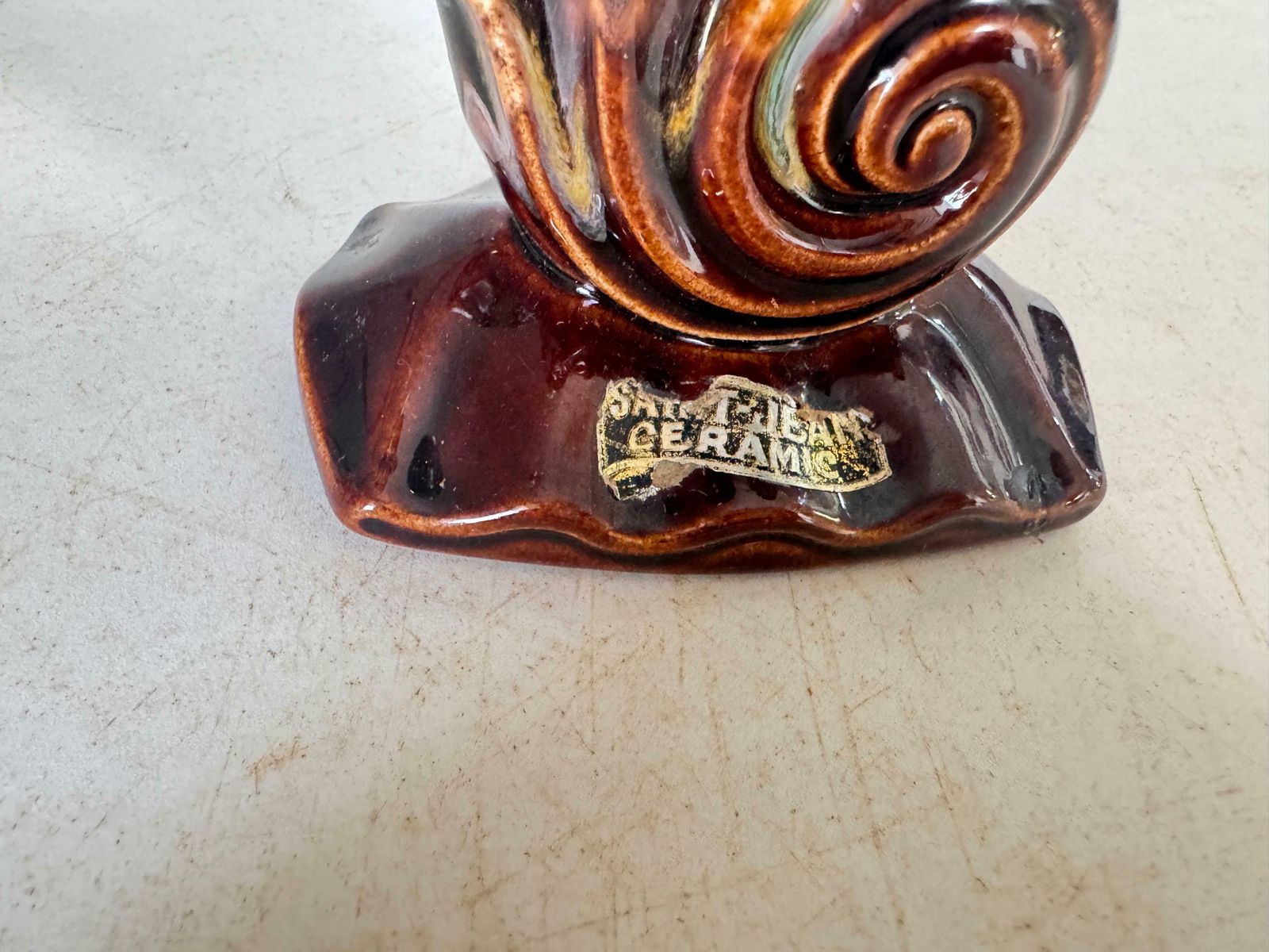 Ceramic Candleholderor Candlestick By Saint Jean Ceramic France 1970 photo furniture
