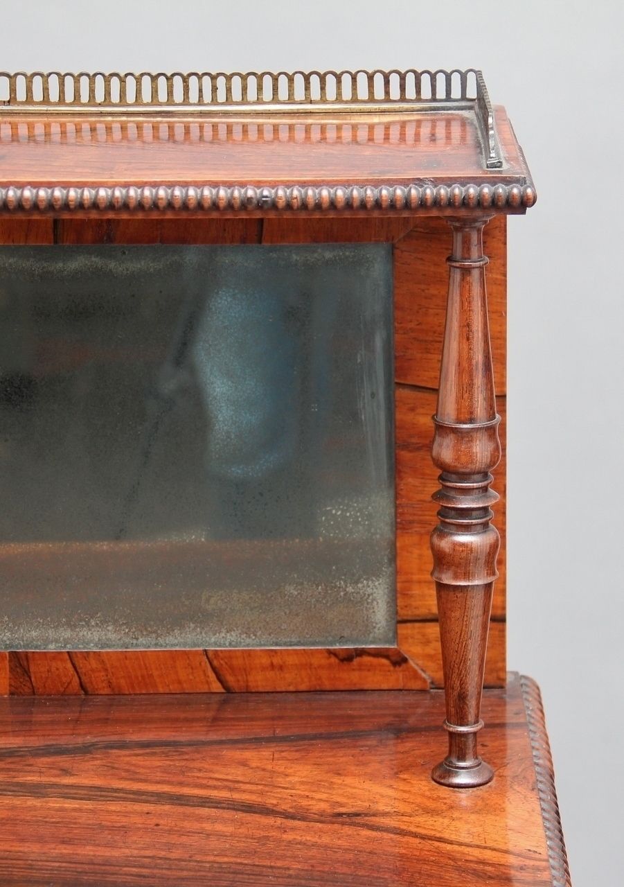 photo furniture Regency Rosewood And Brass Inlaid Chiffonier