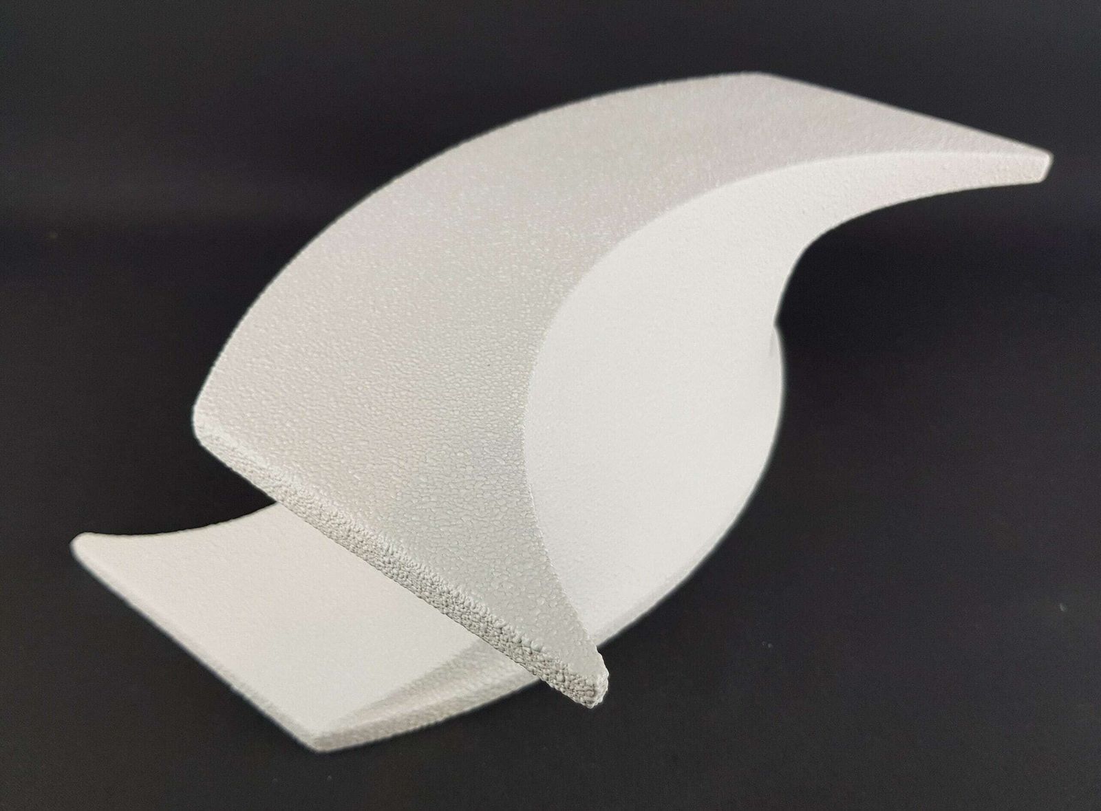 Vintage Bertoncello   Roberto Rigon White Wave Vase 939 Italian Pottery 1960s 1970s photo vintage