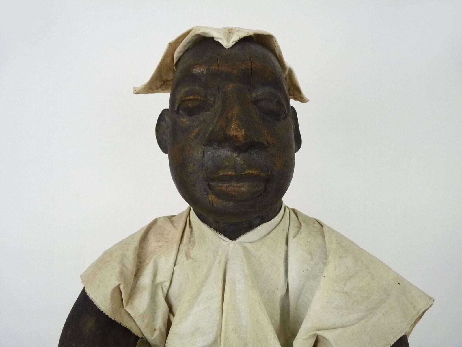 Very Large African Dogon Statue From Mali, Seated Dressed Man. First Half Of The 20th Century photo Art