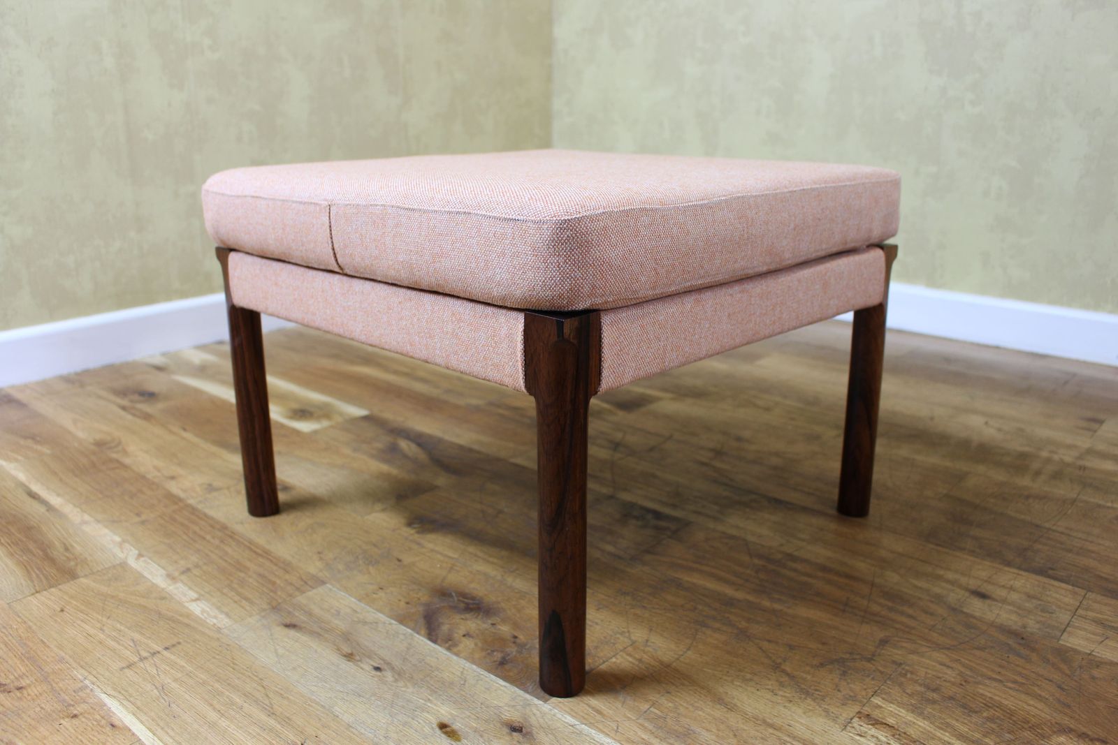 Arne Vodder Wing Chair And Stool photo for sale