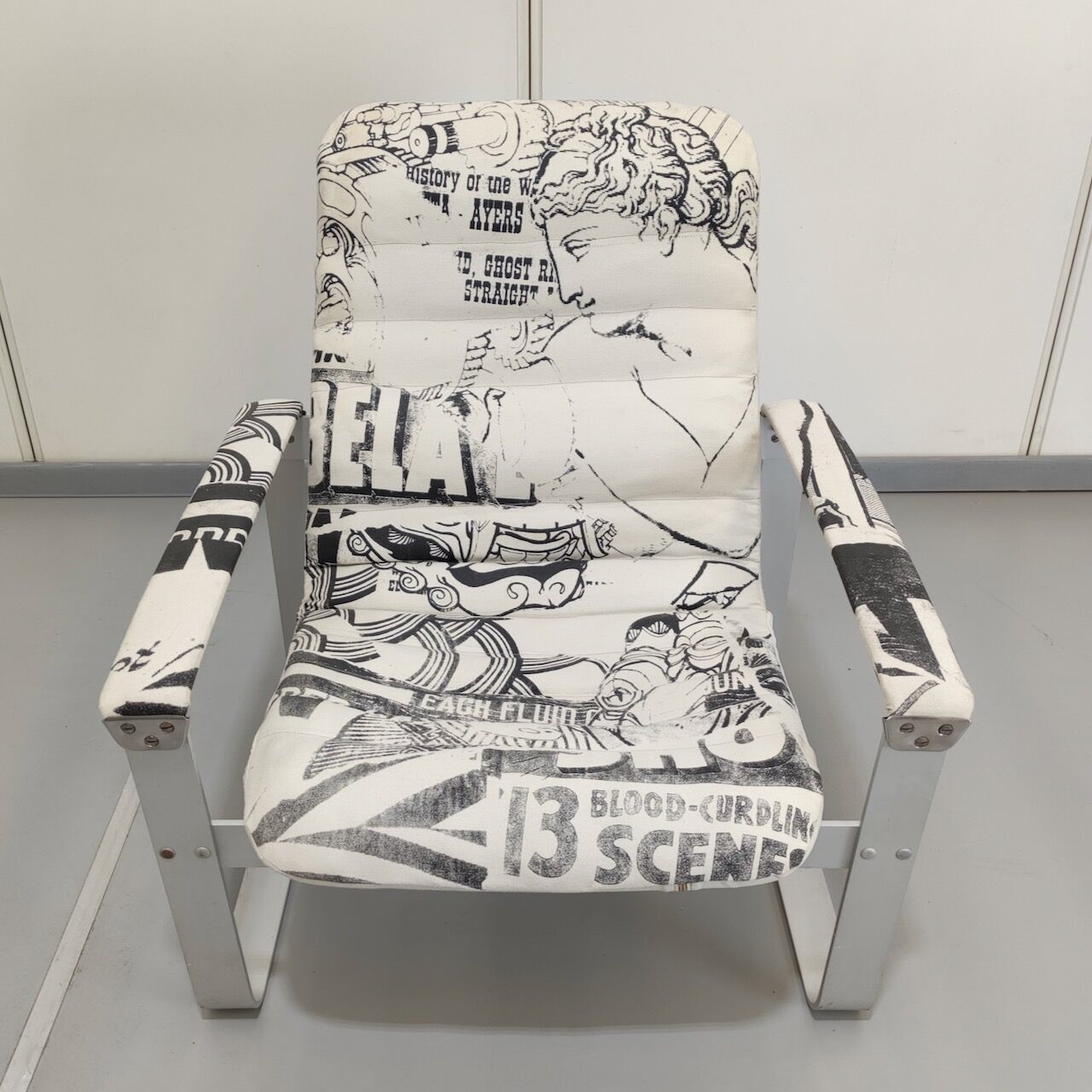 Pullka Fauteuil, Jaren 1960, Vintage photo vinterior