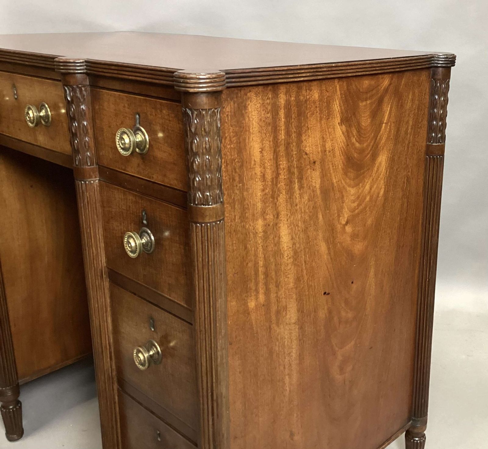 A Handsome Regency Mahogany Dressing Table / Desk photo 3575.0