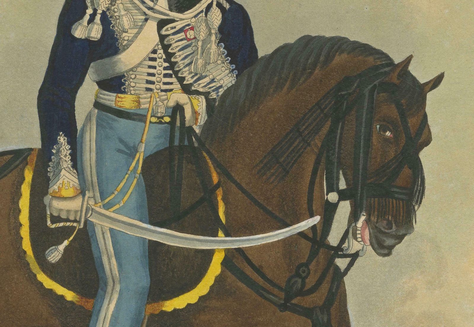 Officer Of The King's German Legion (Duke Of Cambridge's Hussars), Circa 1828 photo 370.0