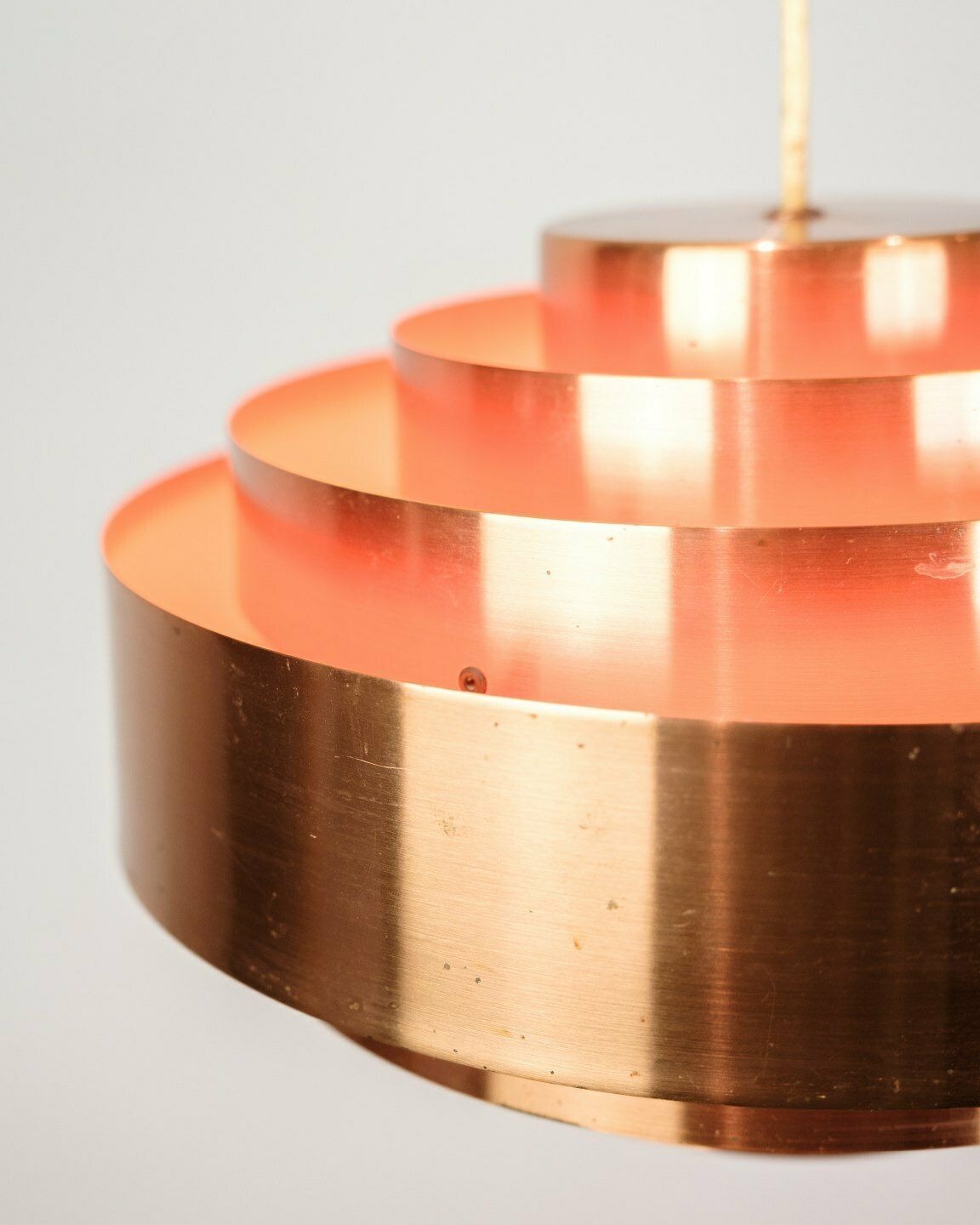 Ceiling Lamp Model Ultra In Copper By Jo Hammerborg For Fog Og Mørup From 1960s photo furniture