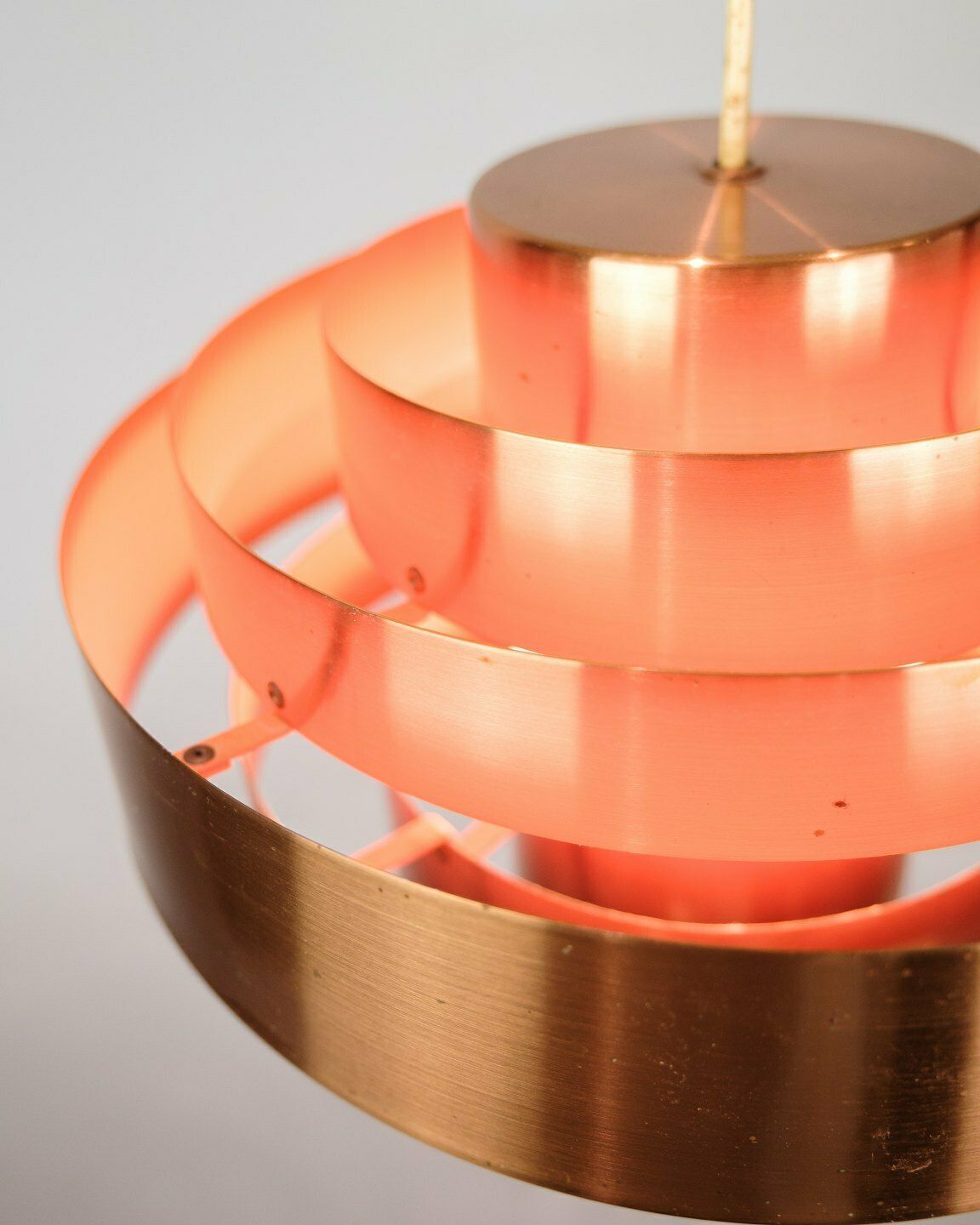 Ceiling Lamp Model Ultra In Copper By Jo Hammerborg For Fog Og Mørup From 1960s photo buy