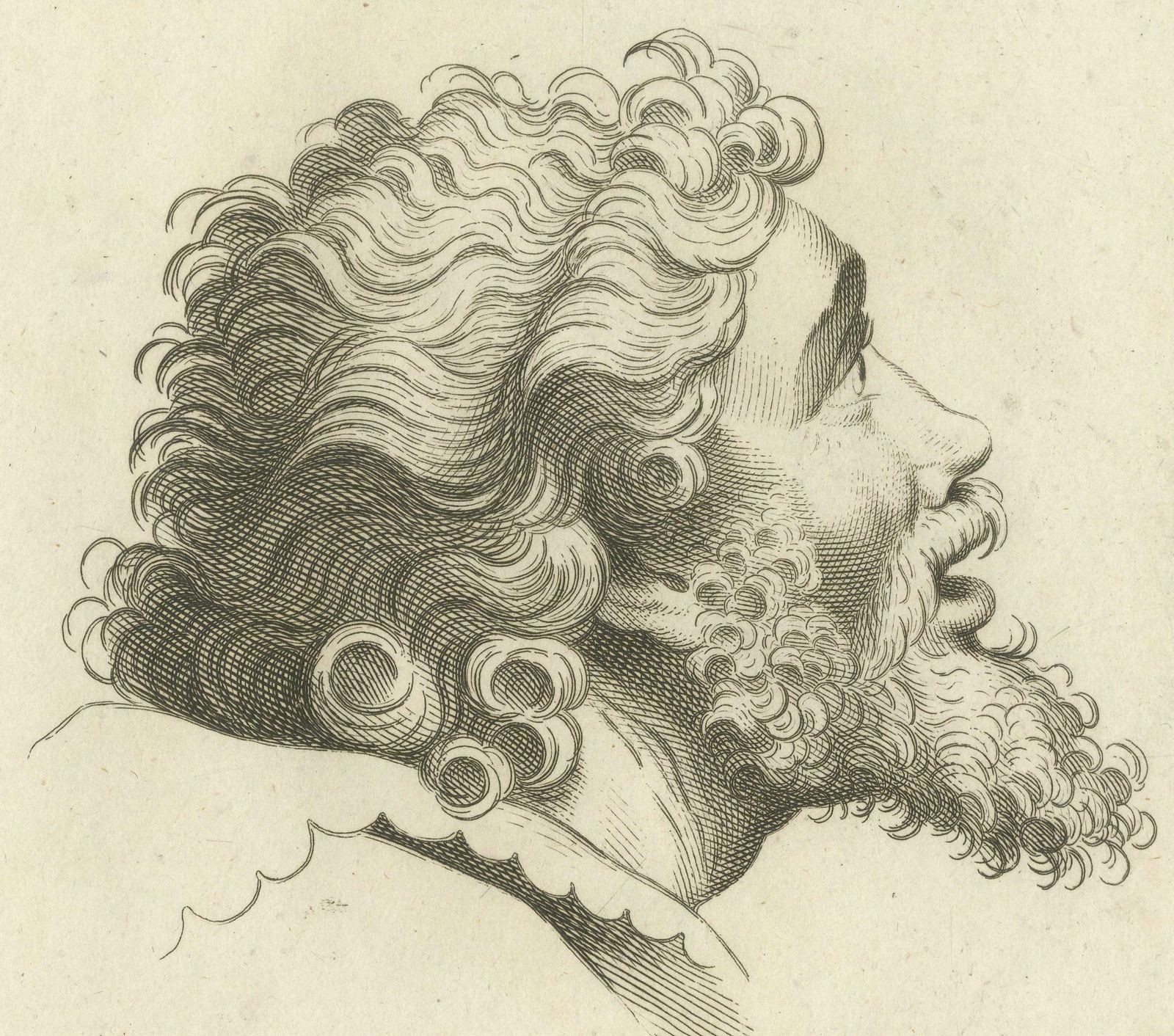 Echoes Of Antiquity: Youth And Wisdom By Beauvais, 1740 photo for sale
