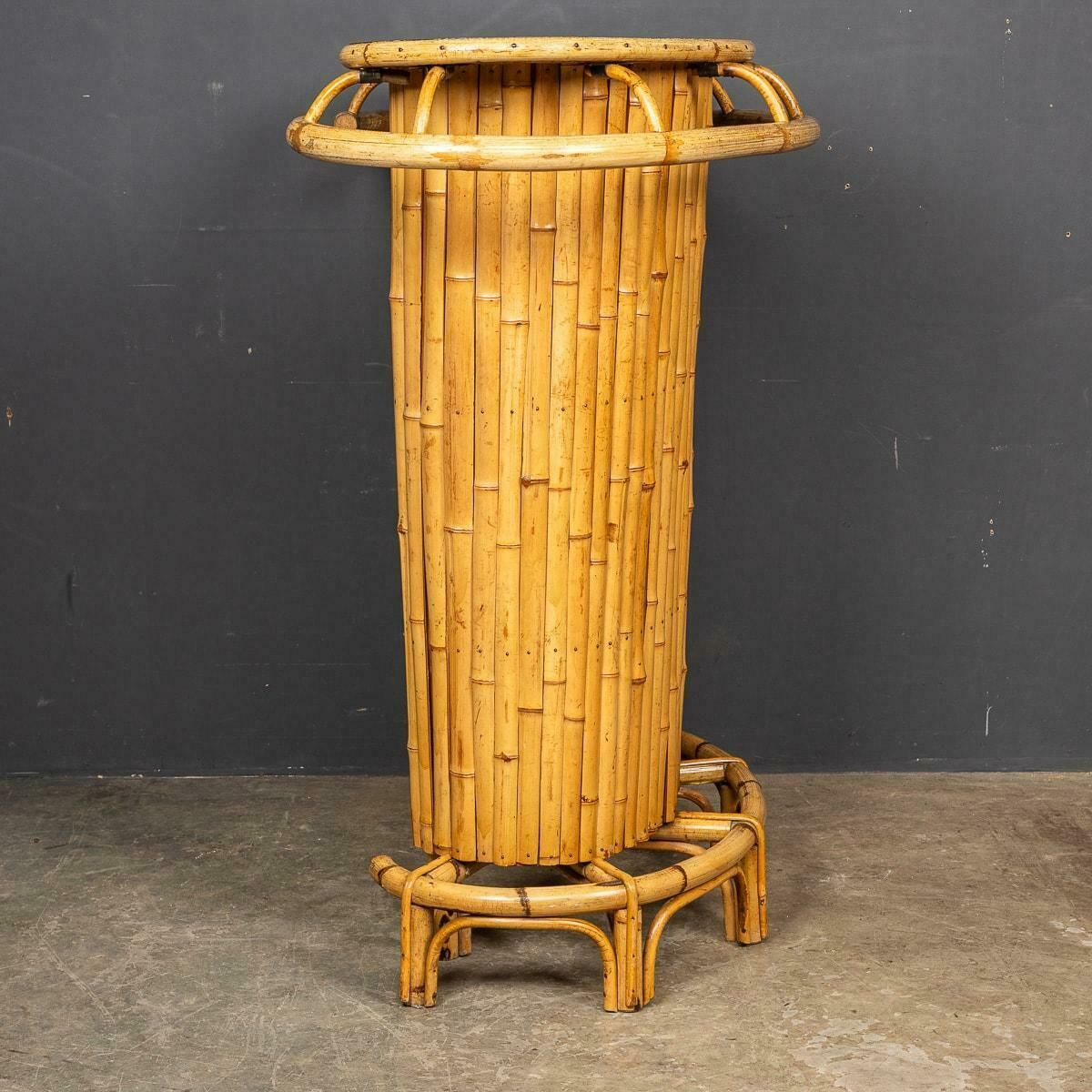 20th Century Italian Standing Bamboo Tiki Bar C.1960 photo 3195.0