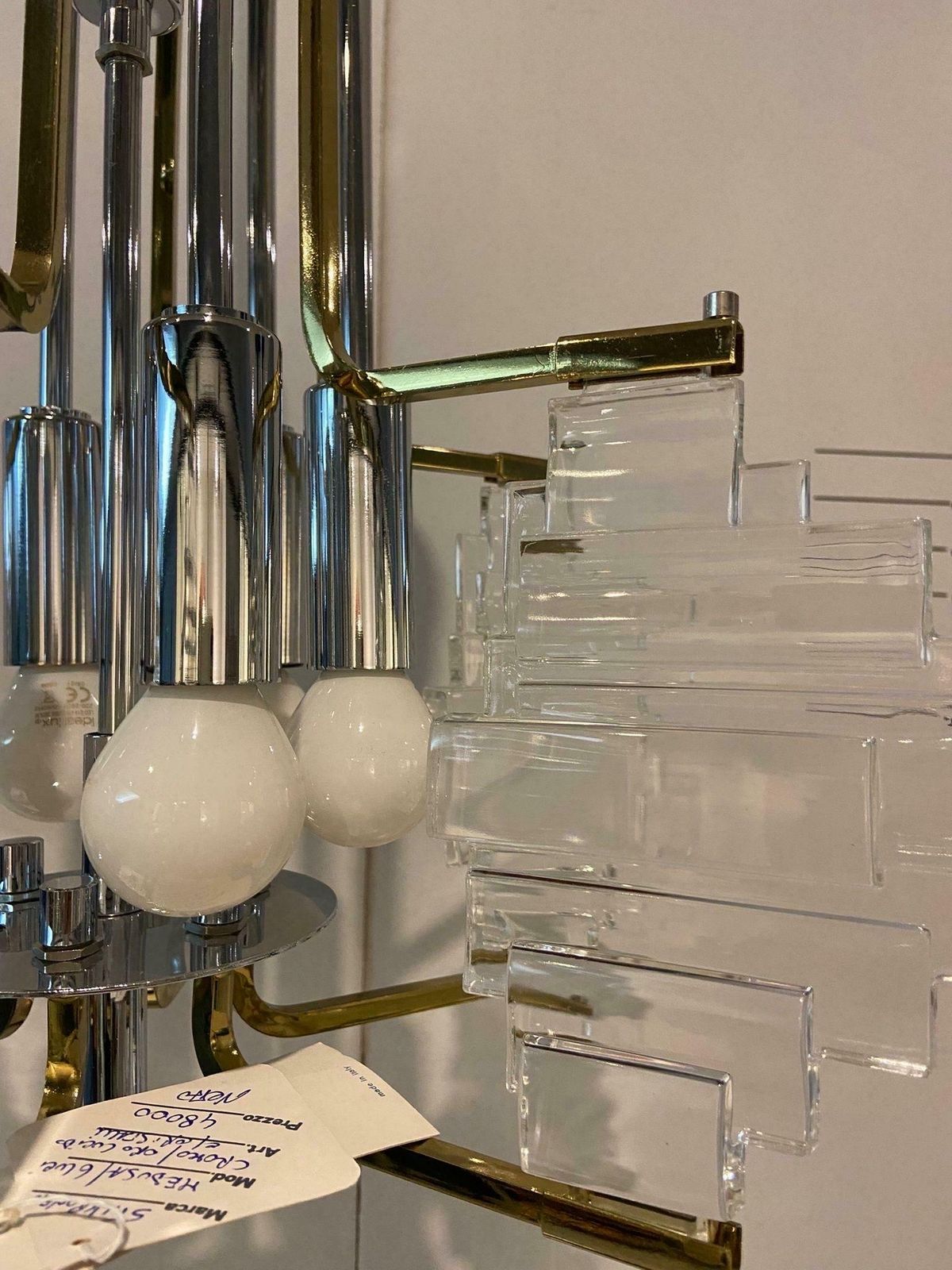 1970s Gaetano Sciolari Mid Century Modern Chandelier By Stilkronen photo furniture