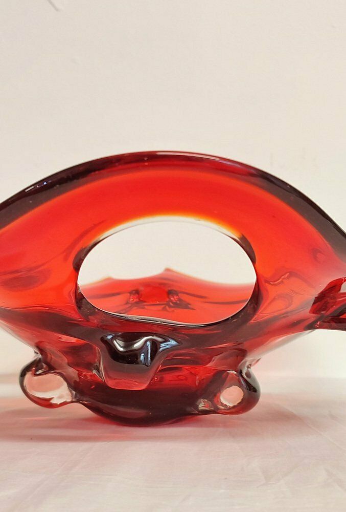 Vintage Italian Crystal Centerpiece, 1970s photo for sale