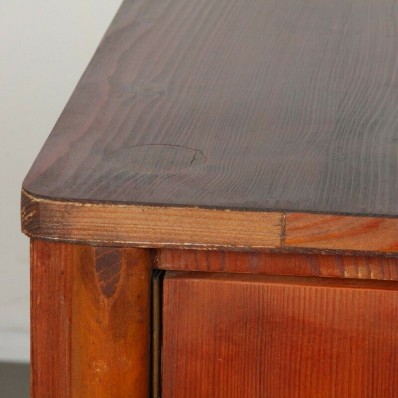 Wooden Chest Of Drawers From The 1950s photo vinterior