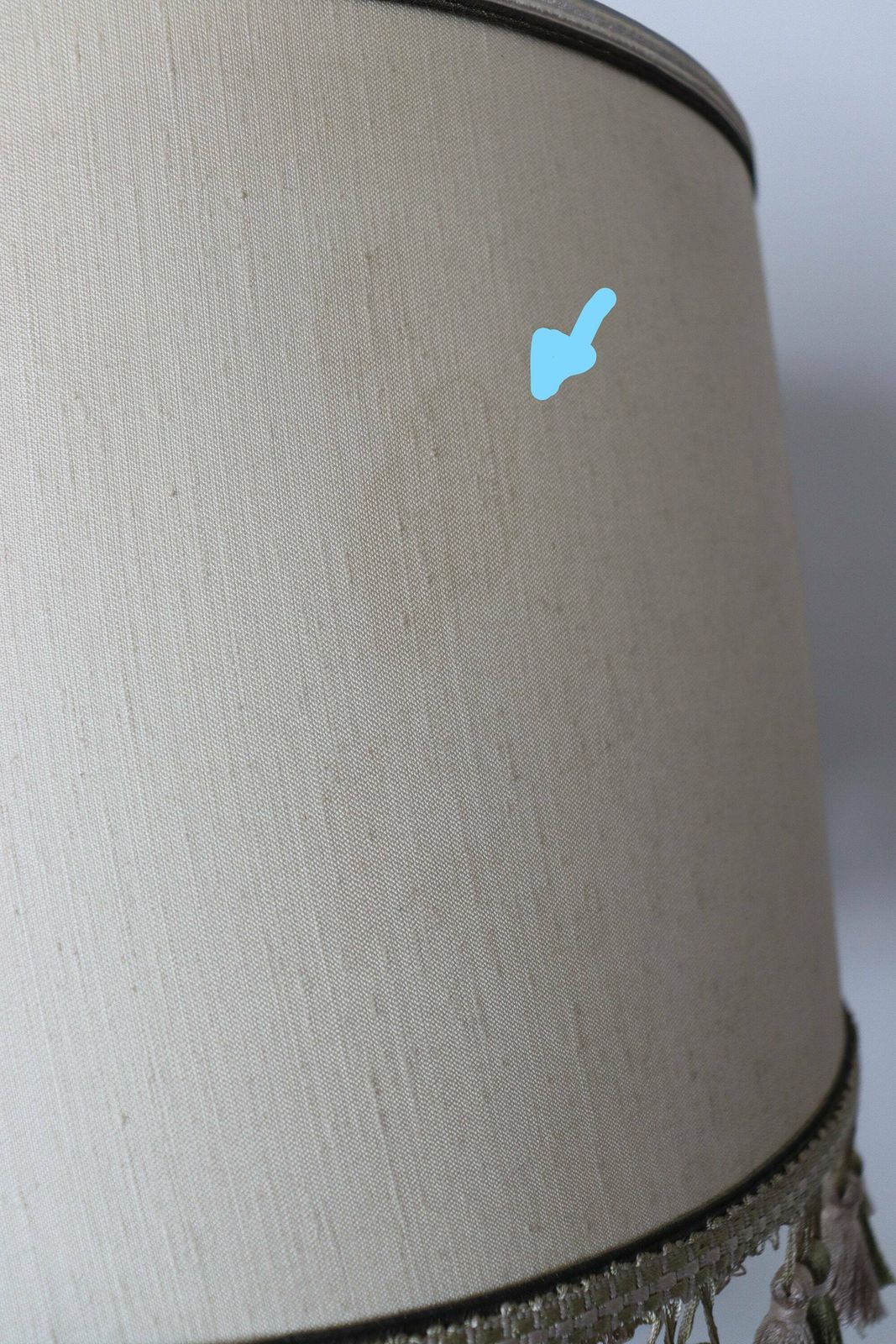photo furniture Hollywood Regency Neoclassical Blue Ostrich Egg Palm Table Or Desk Lamp Attributed To Maison Charles (St.88)